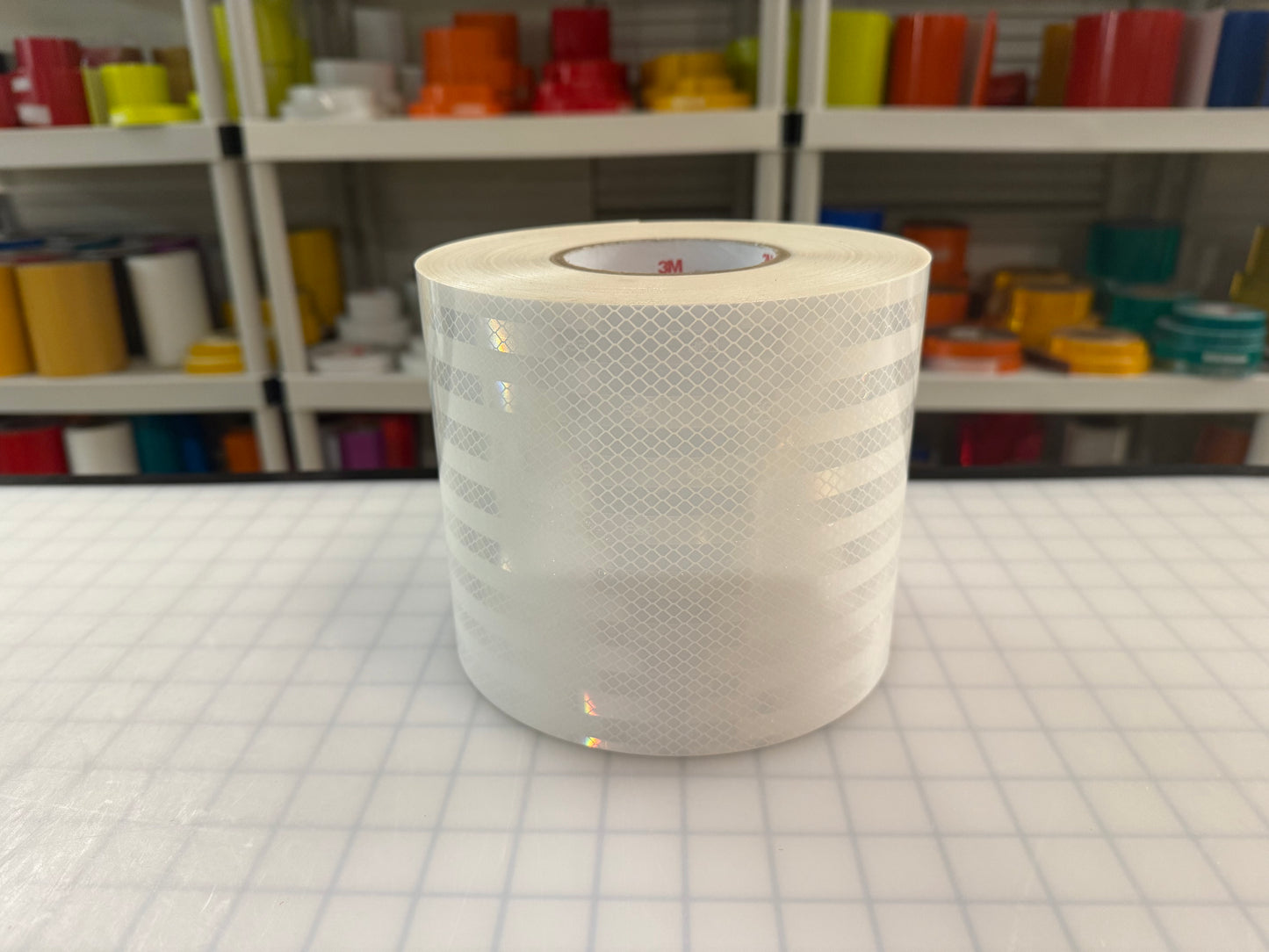 6" Inch White Reflective Tape 3M 3430 EGP Prismatic (Type 1) - Reflective Pro