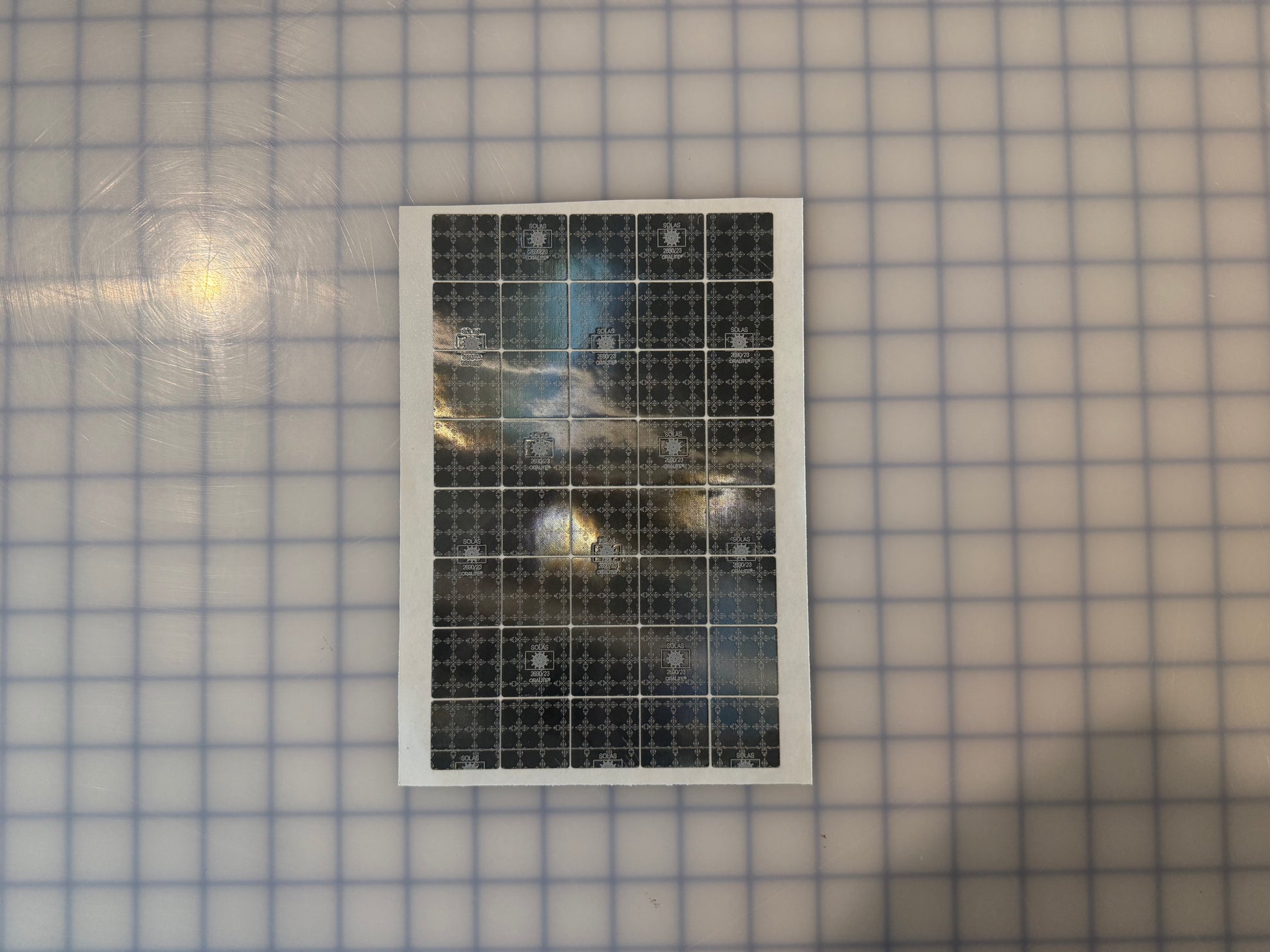 40 Oralite Reflective 1" SOLAS Squares - Reflective Pro