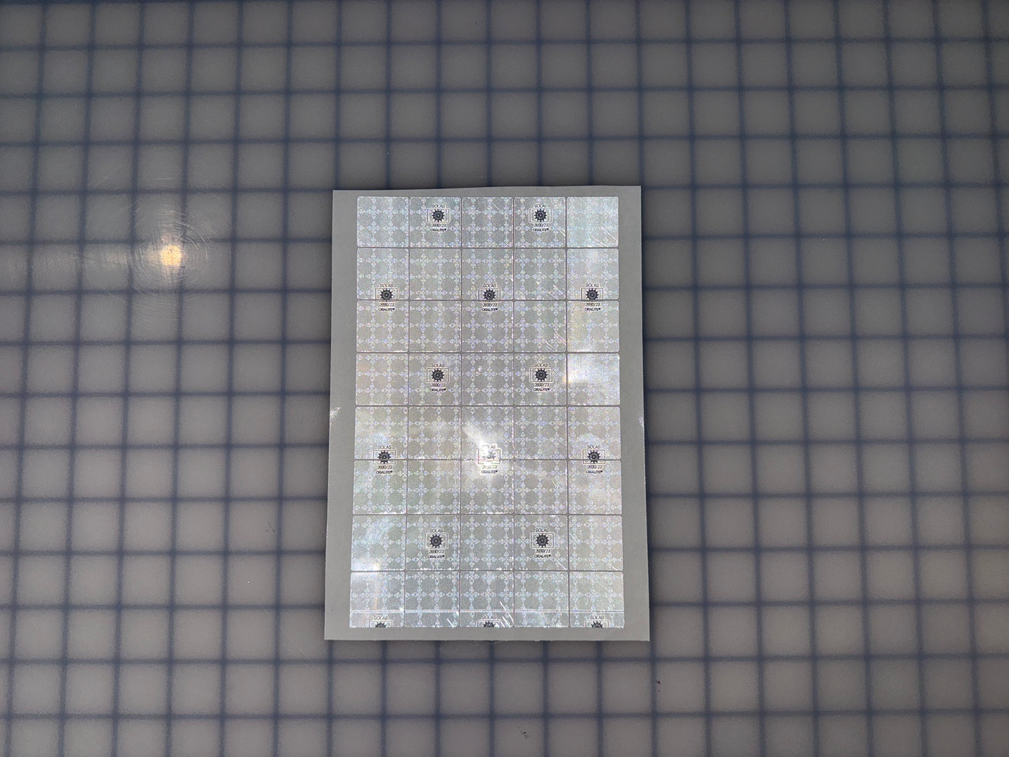 40 Oralite Reflective 1" SOLAS Squares - Reflective Pro