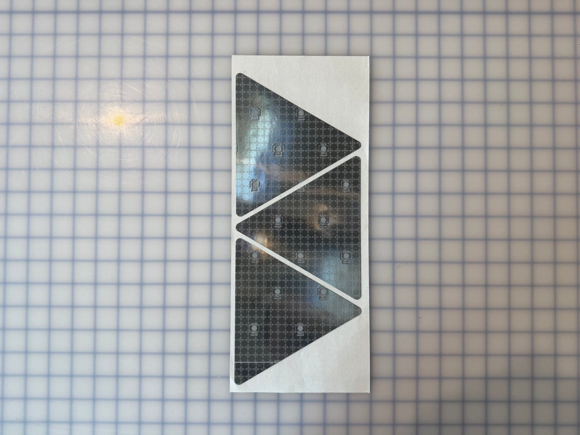 3 Oralite Reflective 5.5" x 6.3" SOLAS Triangles - Reflective Pro