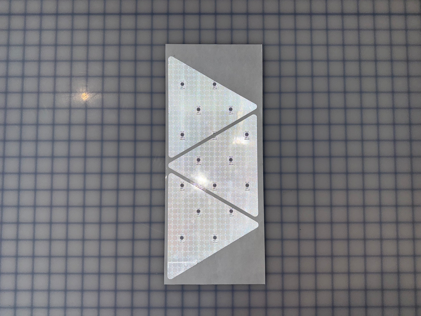 3 Oralite Reflective 5.5" x 6.3" SOLAS Triangles - Reflective Pro