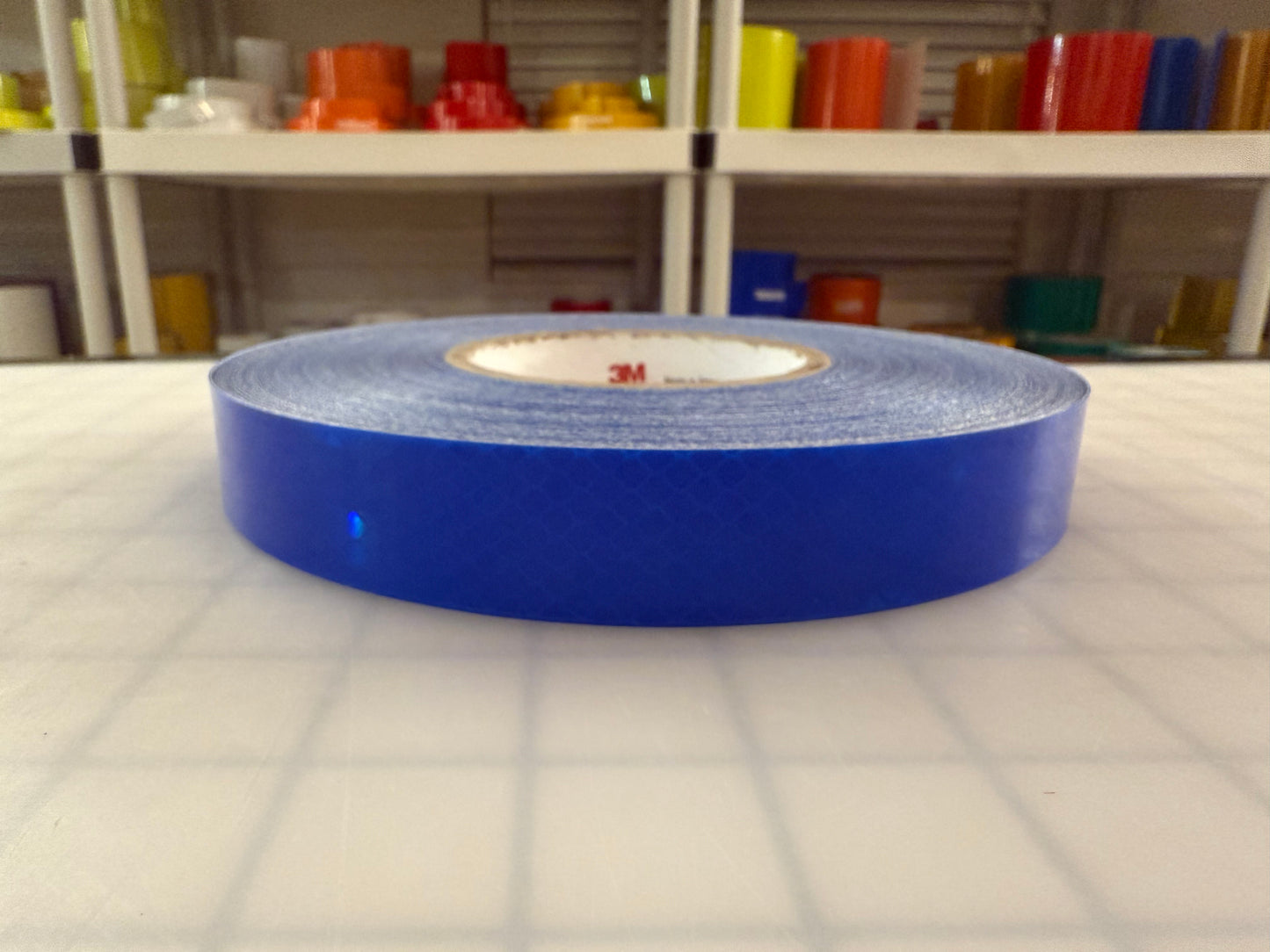 1" Inch Blue Reflective Tape 3M 3430 EGP Prismatic (Type 1) - Reflective Pro