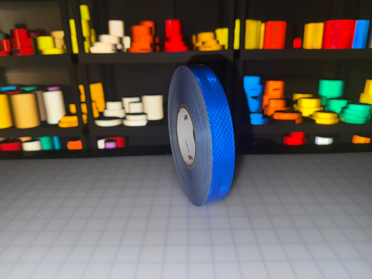 1" Inch Blue Reflective Tape 3M 3430 EGP Prismatic (Type 1) - Reflective Pro