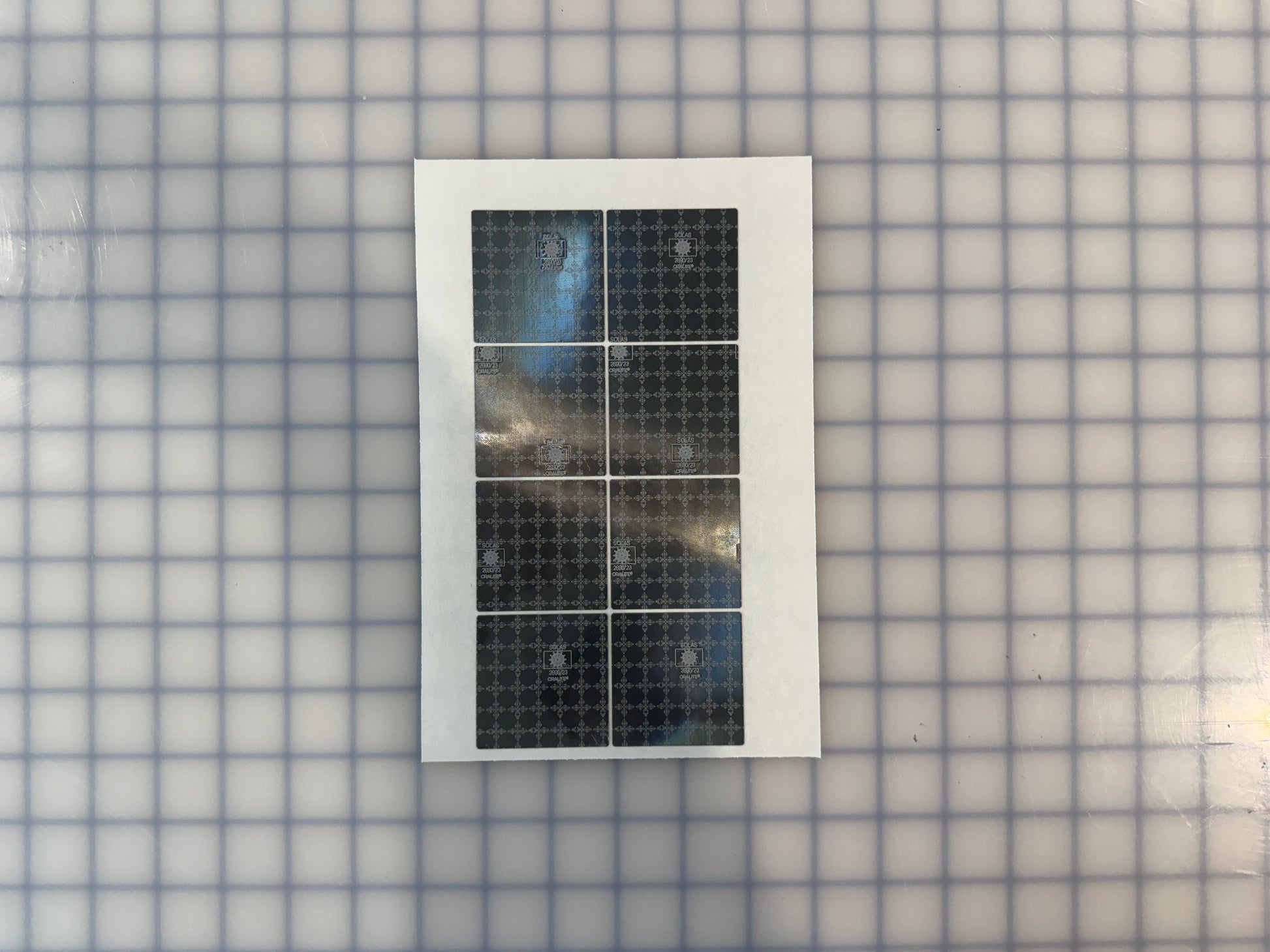 8 Oralite Reflective 2" SOLAS Squares - Reflective Pro