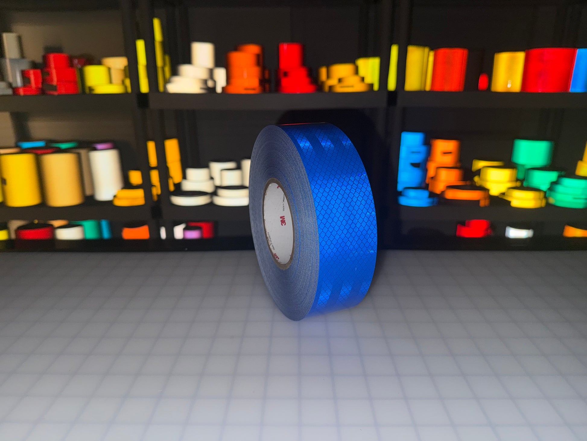2" Inch Blue Reflective Tape 3M 3430 EGP Prismatic (Type 1) - Reflective Pro
