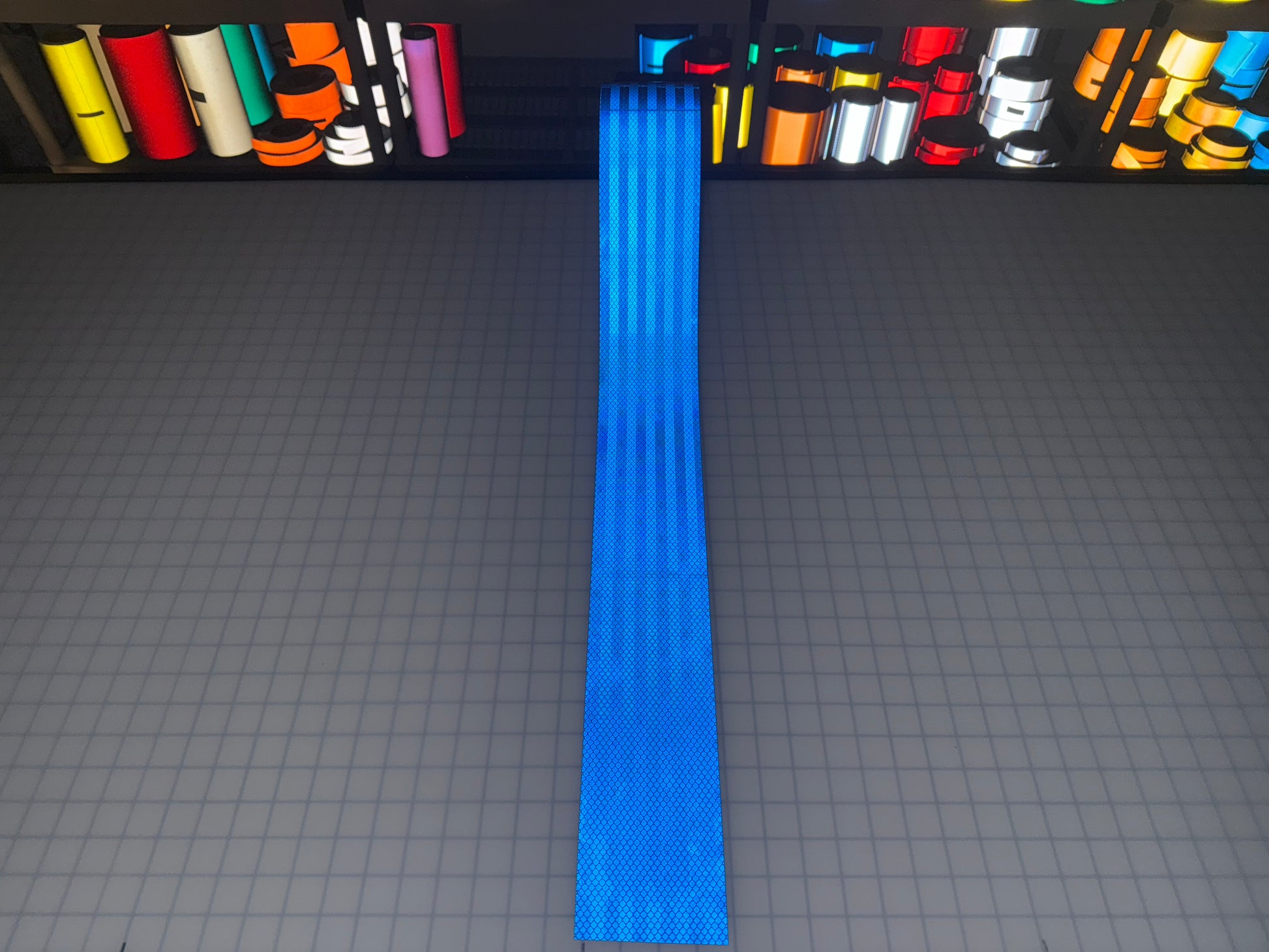 4" Inch Blue Reflective Tape 3M 3430 EGP Prismatic (Type 1) - Reflective Pro