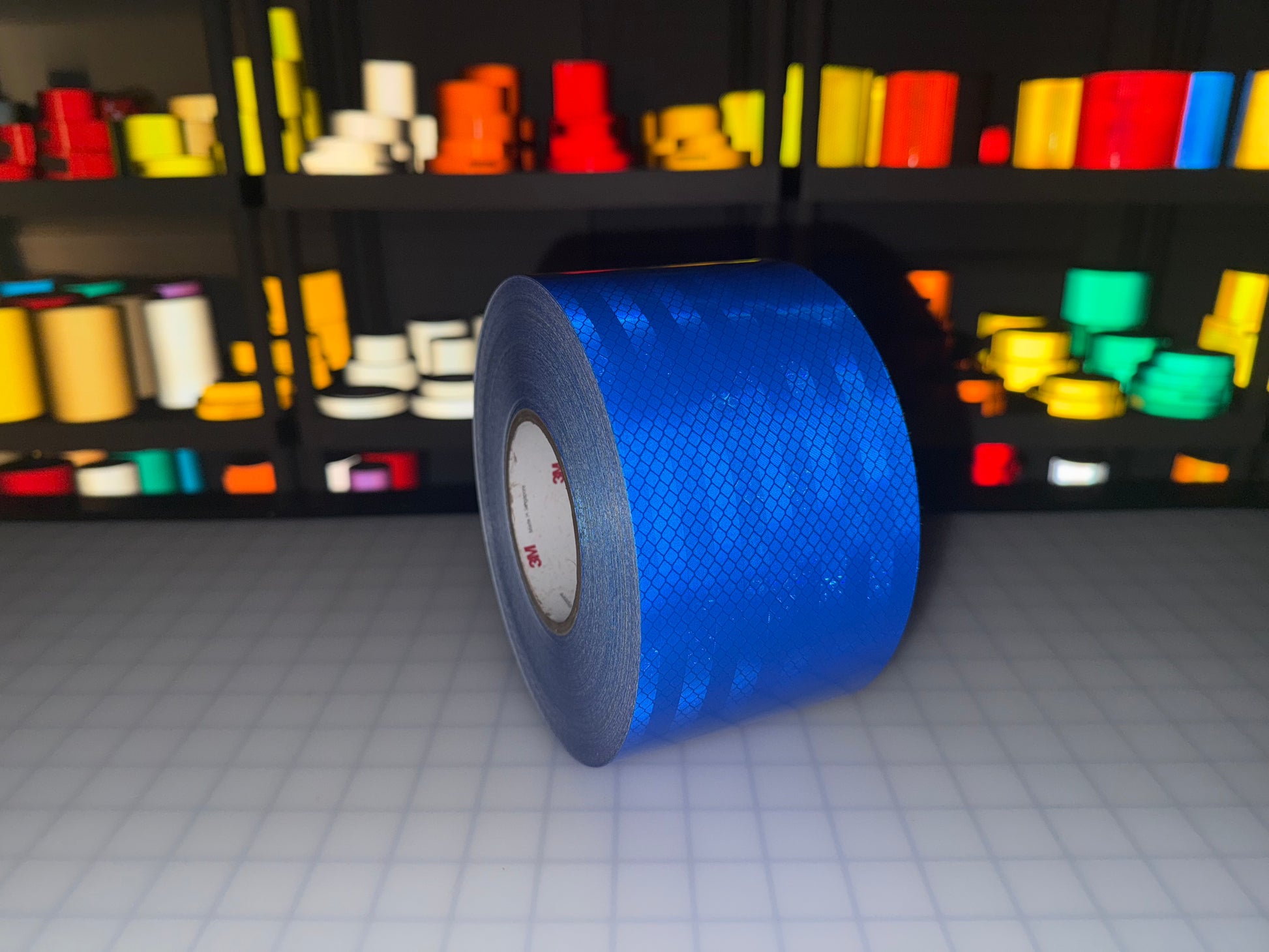 4" Inch Blue Reflective Tape 3M 3430 EGP Prismatic (Type 1) - Reflective Pro