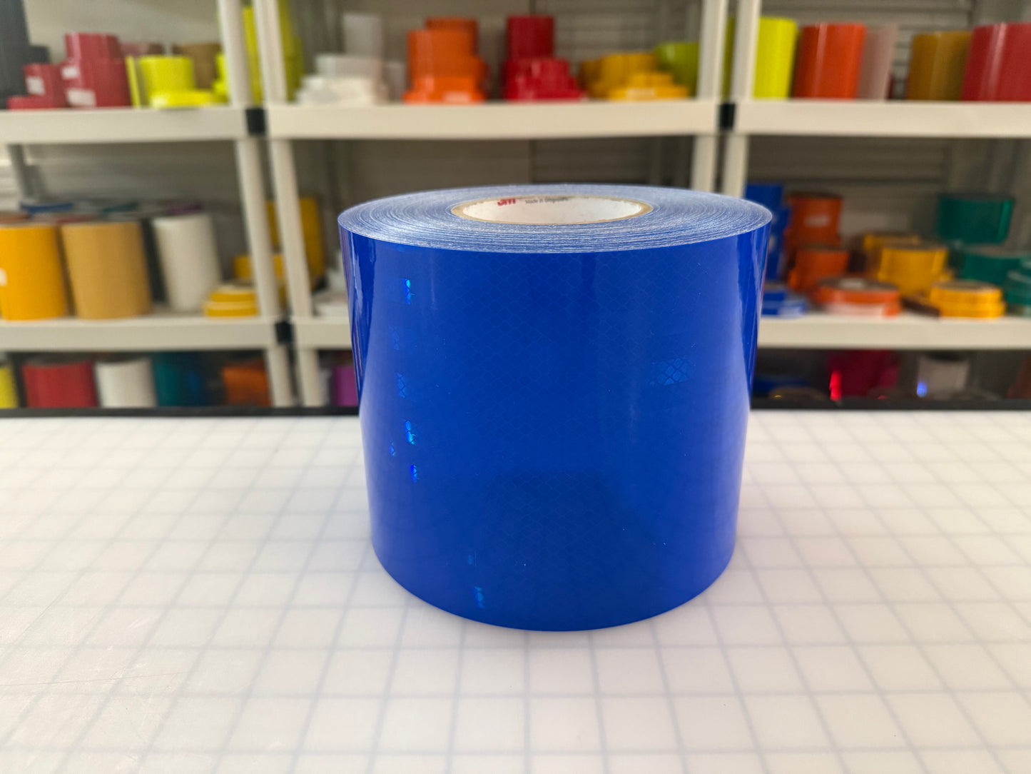 6" Inch Blue Reflective Tape 3M 3430 EGP Prismatic (Type 1) - Reflective Pro