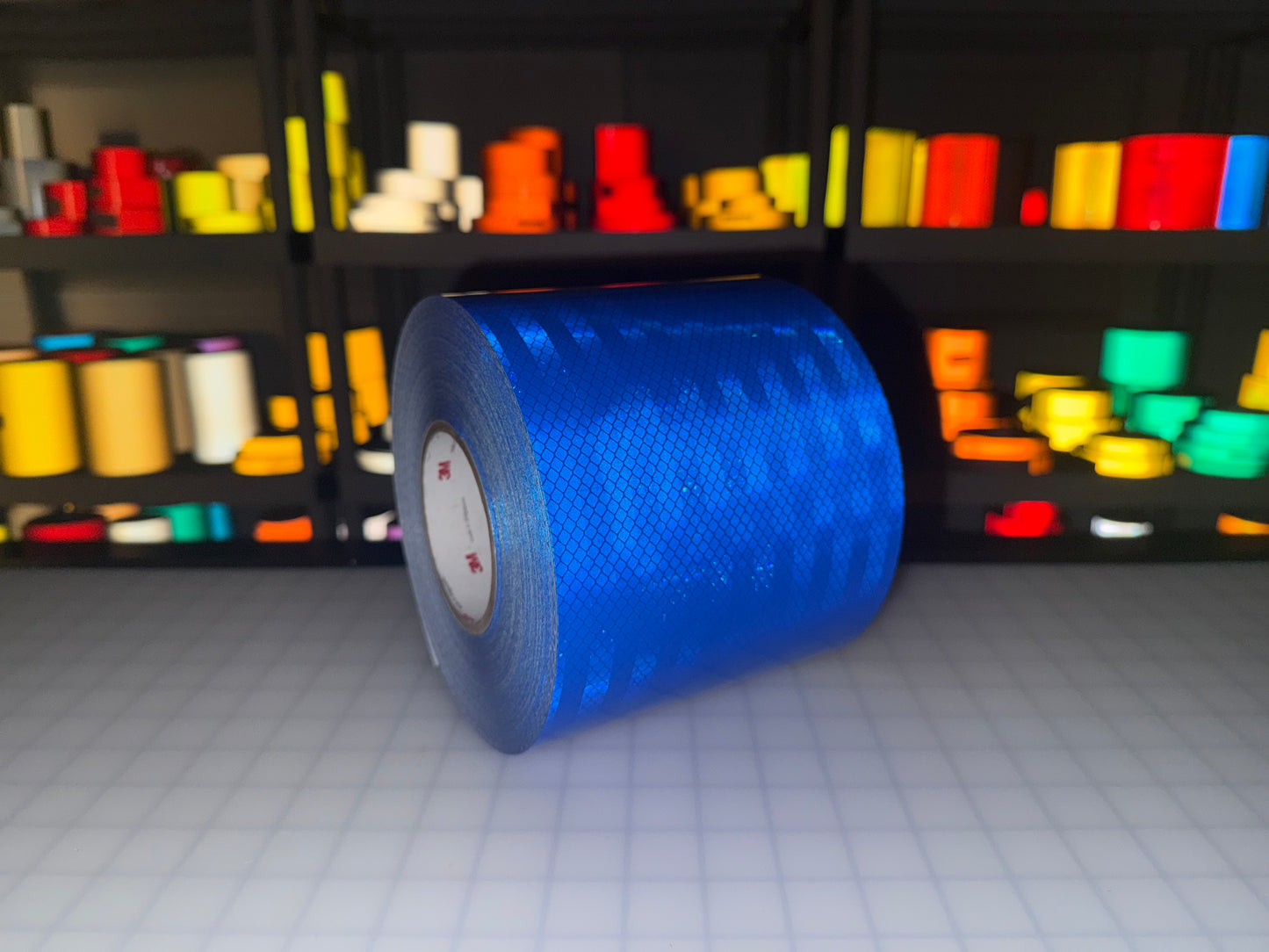 6" Inch Blue Reflective Tape 3M 3430 EGP Prismatic (Type 1) - Reflective Pro