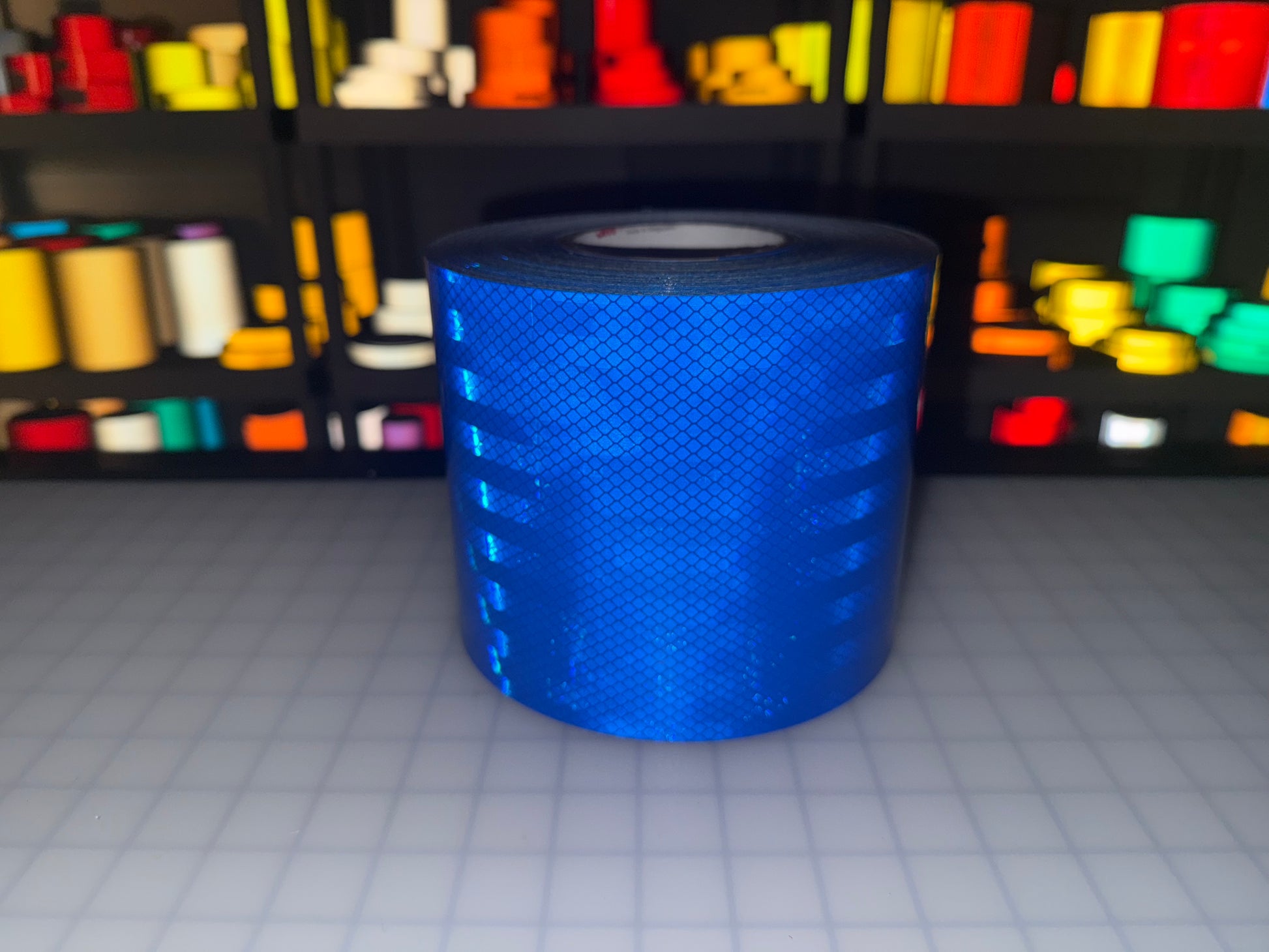 6" Inch Blue Reflective Tape 3M 3430 EGP Prismatic (Type 1) - Reflective Pro