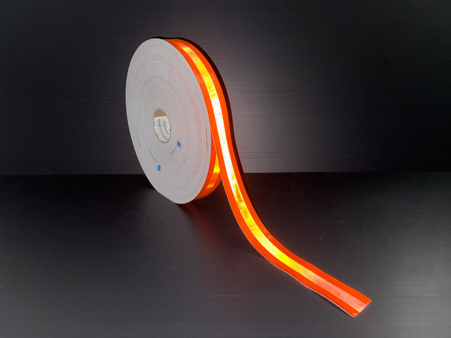 2" Oralite FTP2550 Ultra Brilliance Prismatic Sew On Fire Trim - Fluorescent Red Orange & Fluorescent Lime - Reflective Pro