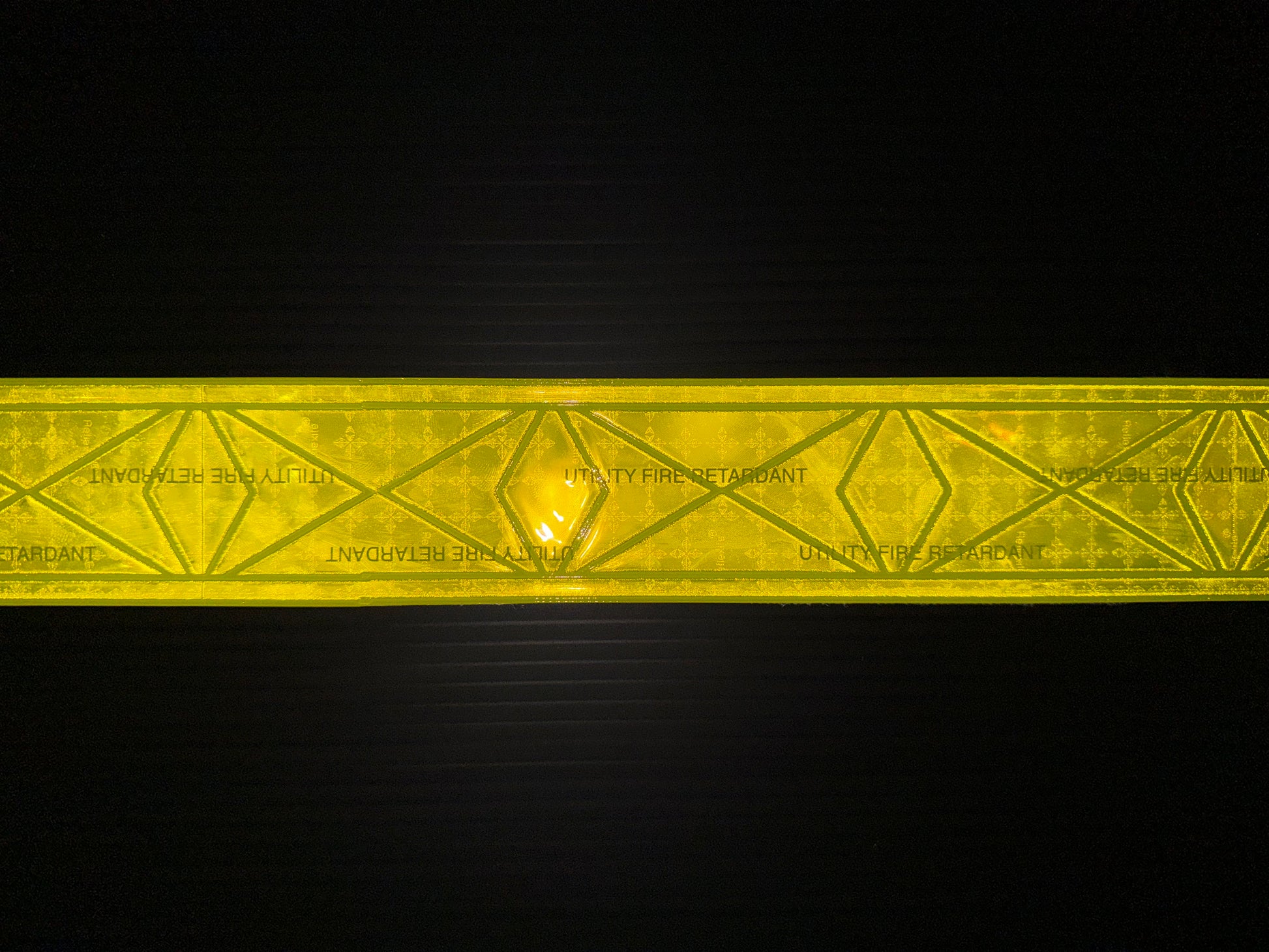 2" ORALITE UFR Brilliance Utility Fire Retardant Prismatic Trim - Orange & Fluorescent Lime - Reflective Pro