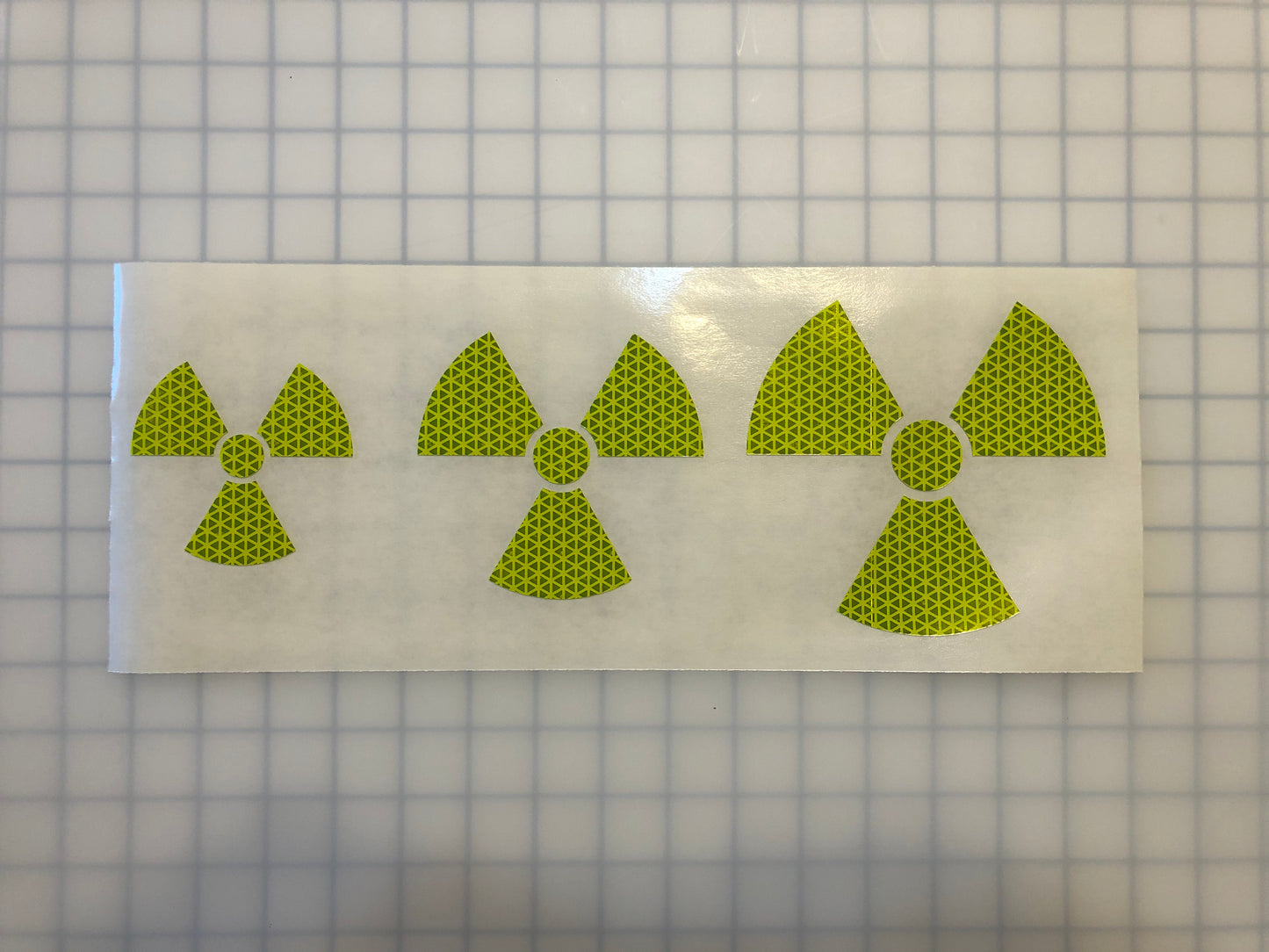 Reflective Prismatic "Radiation" Sticker Oralite V98