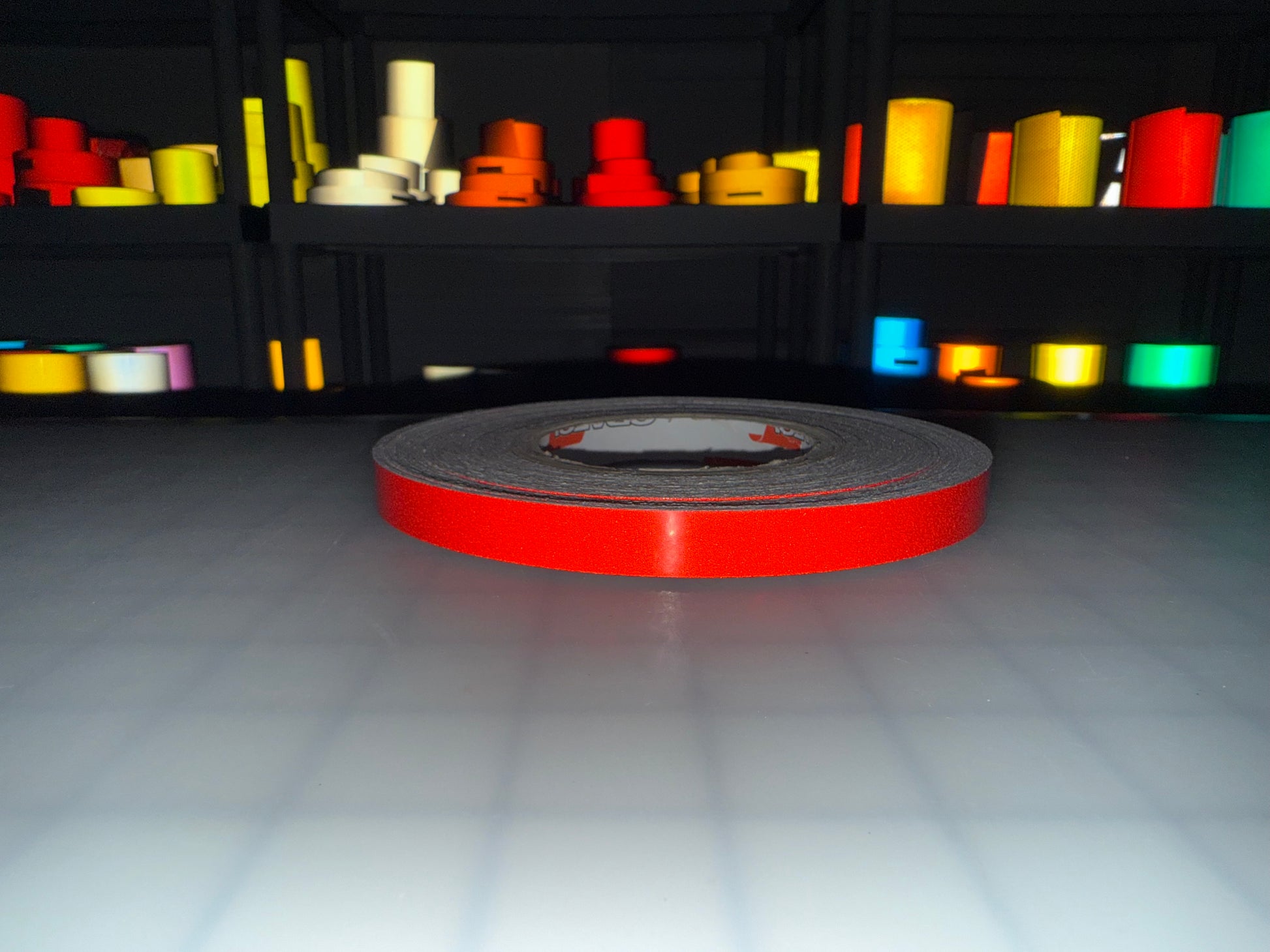 0.5" Inch Red Reflective Tape Oralite 5700 (Type 1 EG) - Reflective Pro