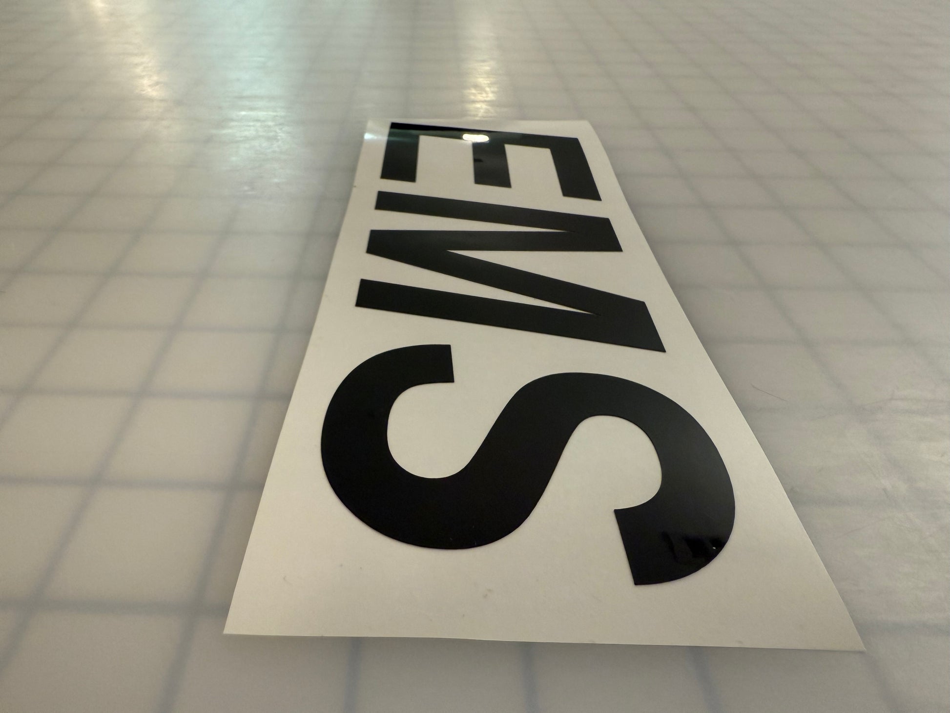"EMS" 3"x9" Reflective Decal Italic - Reflective Pro