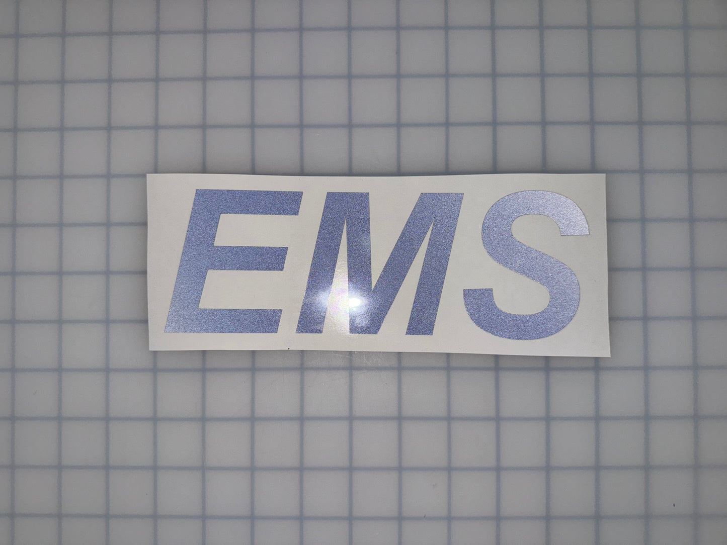 "EMS" 3"x9" Reflective Decal Italic - Reflective Pro