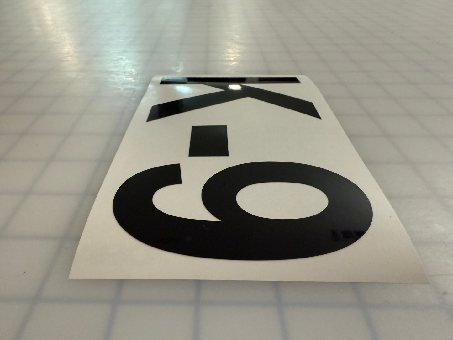 "K-9" 4"x7" Reflective Decal Bold