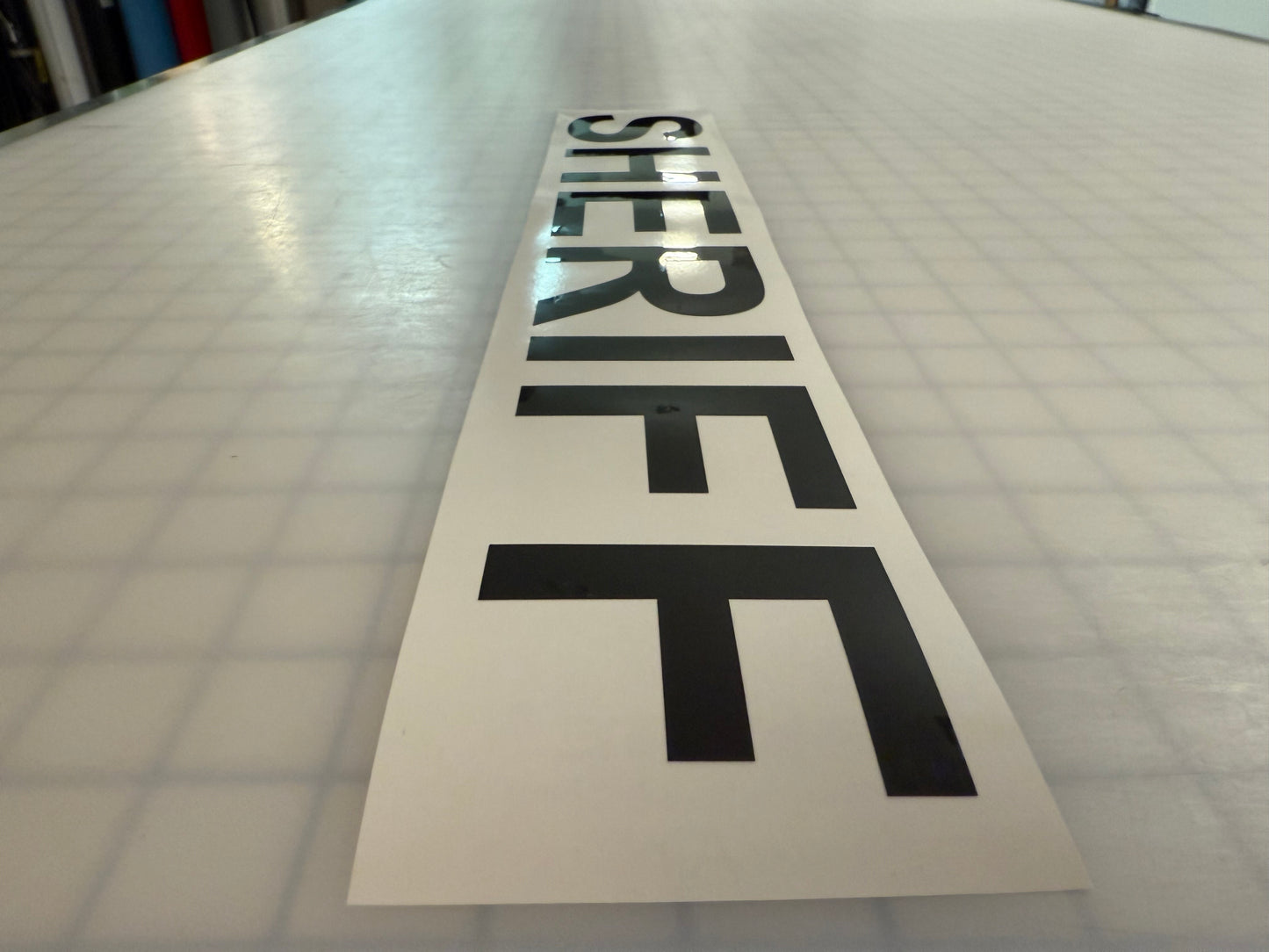 "SHERIFF" 3"x20" Reflective Decal Bold