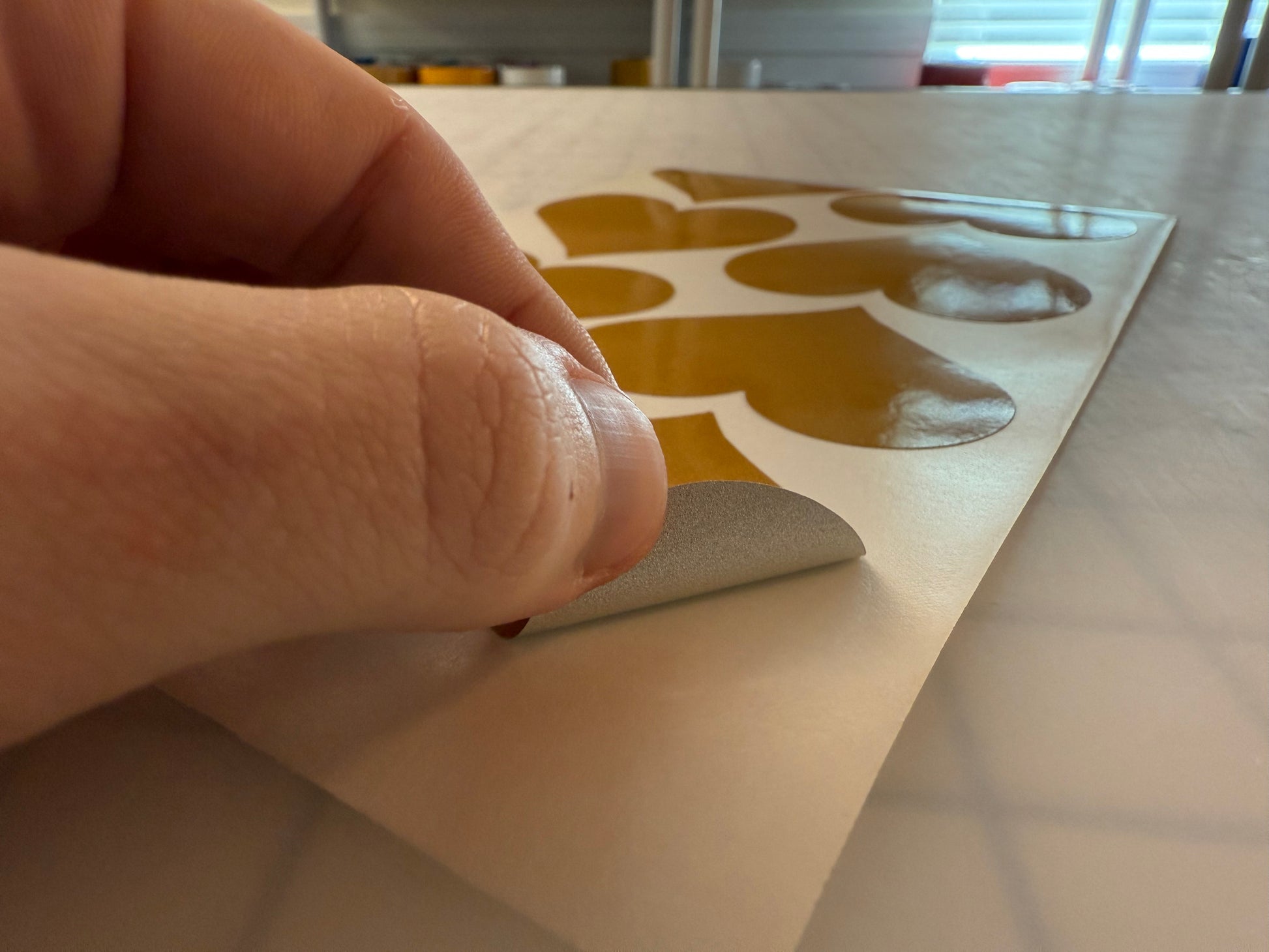 8 Reflective 2.5" x 2.85" ELG Hearts - Reflective Pro