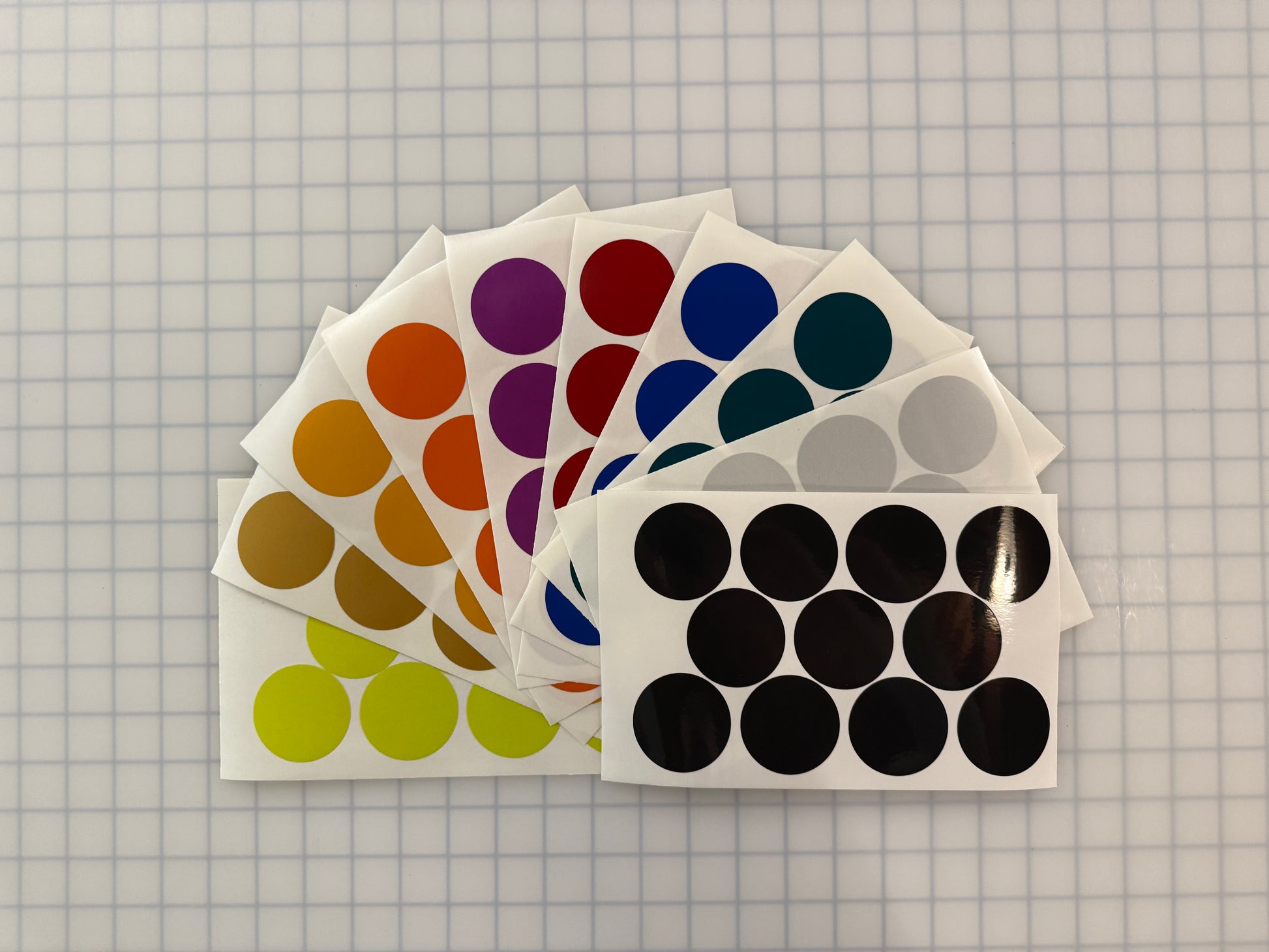 11 Reflective 2" ELG Dots (Circles) - Reflective Pro