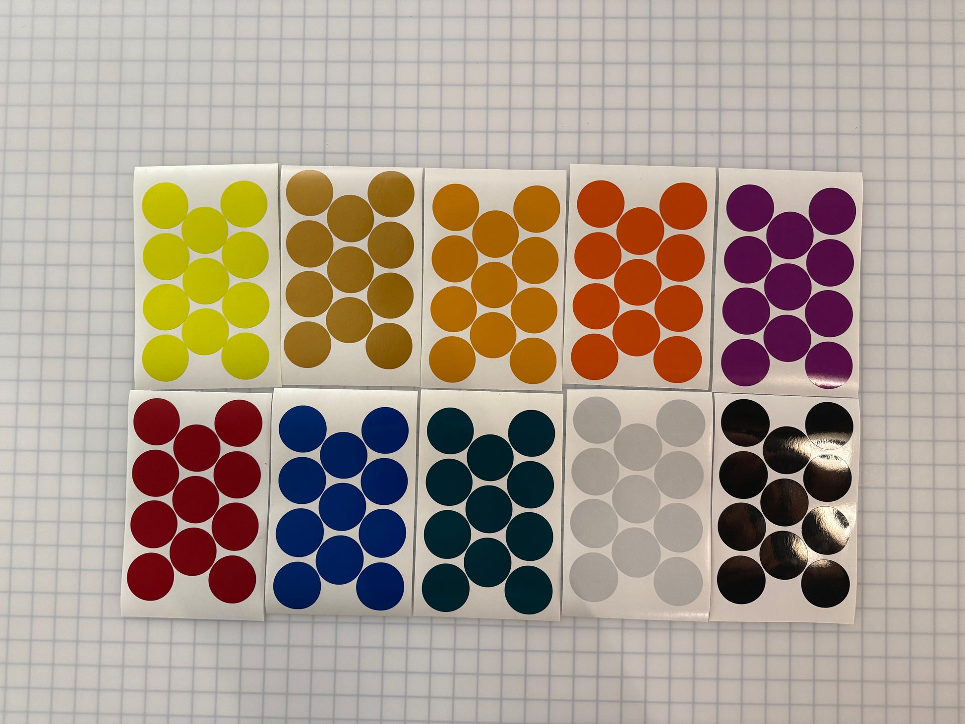 11 Reflective 2" ELG Dots (Circles) - Reflective Pro