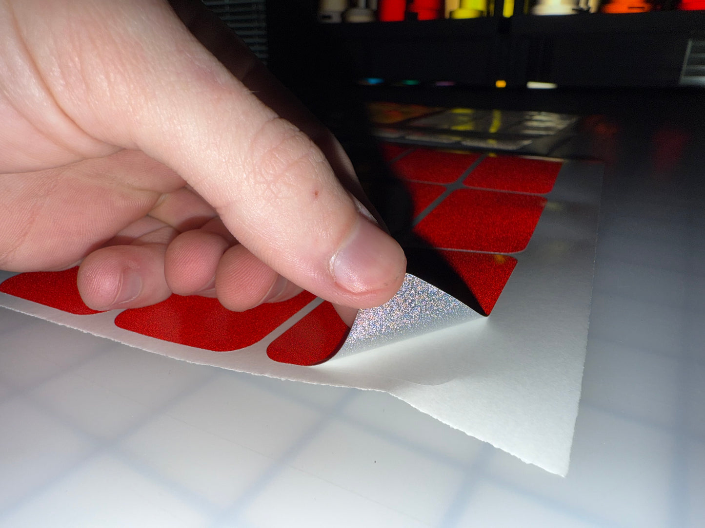 9 Reflective 1.5" x 3" ELG Rectangles