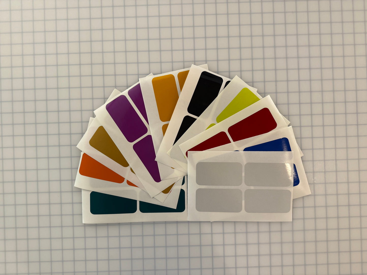 4 Reflective 2" x 4" ELG Rectangles