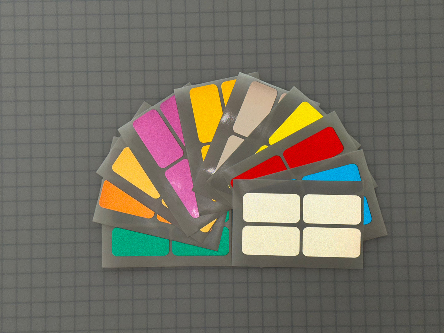 4 Reflective 2" x 4" ELG Rectangles