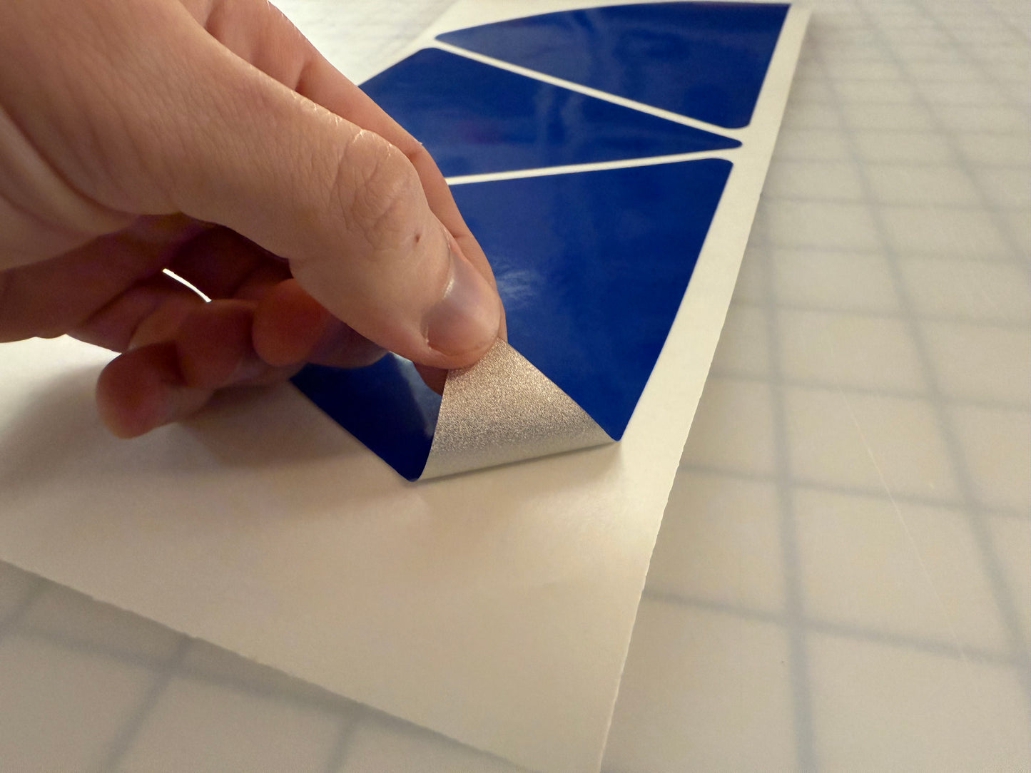 3 Reflective 5.5" x 6.3" ELG Triangles - Reflective Pro
