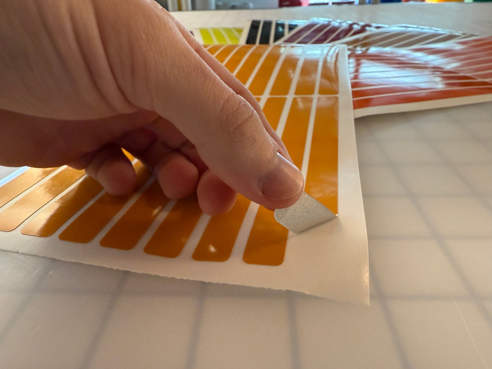 18 Reflective 0.5" x 6" ELG Strips - Reflective Pro