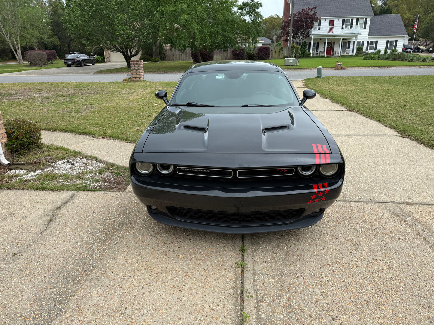 REFLECTIVE Stars & Stripes Headlight Decal