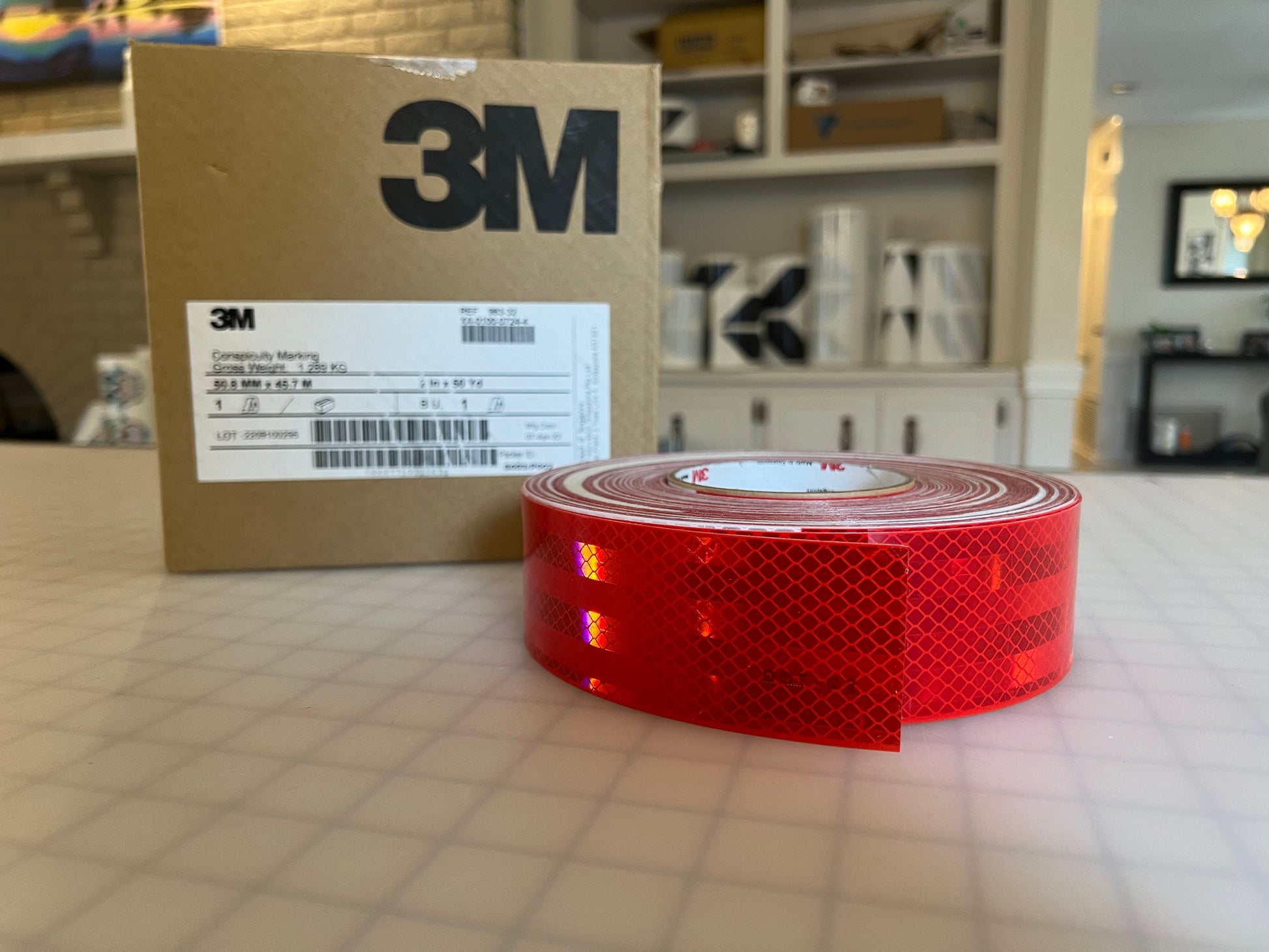 2" 3M DOT 983 "DIAMOND GRADE" 7"x11" & 6"x6" - Reflective Pro