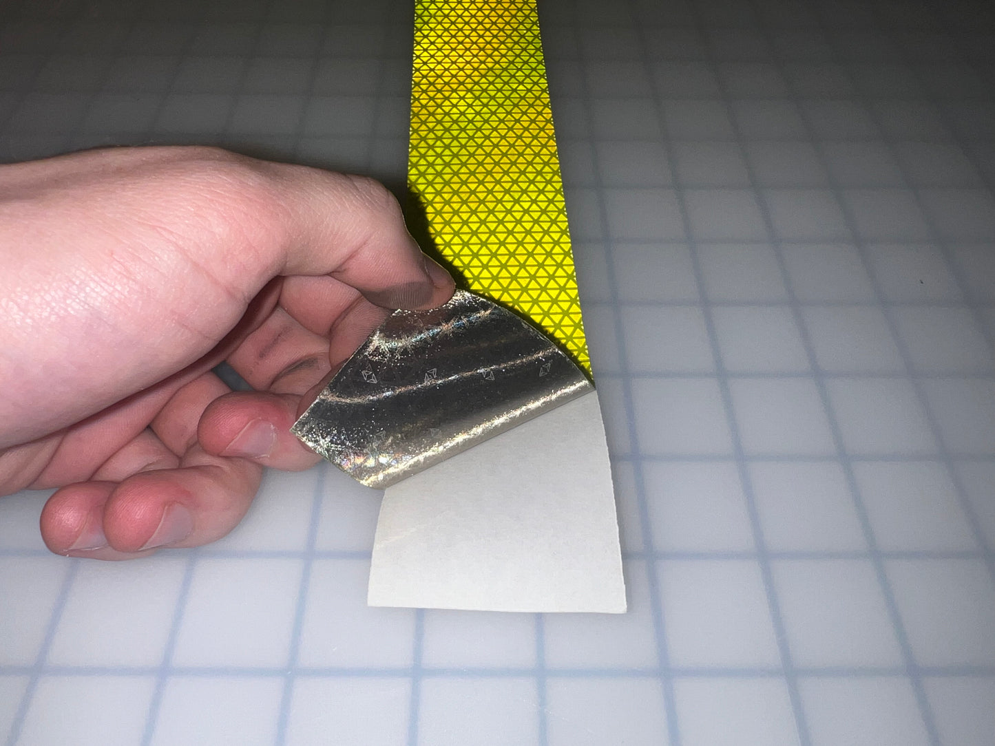 2" Inch Oralite V98 Fluorescent Lime Prismatic Reflective Tape - Reflective Pro