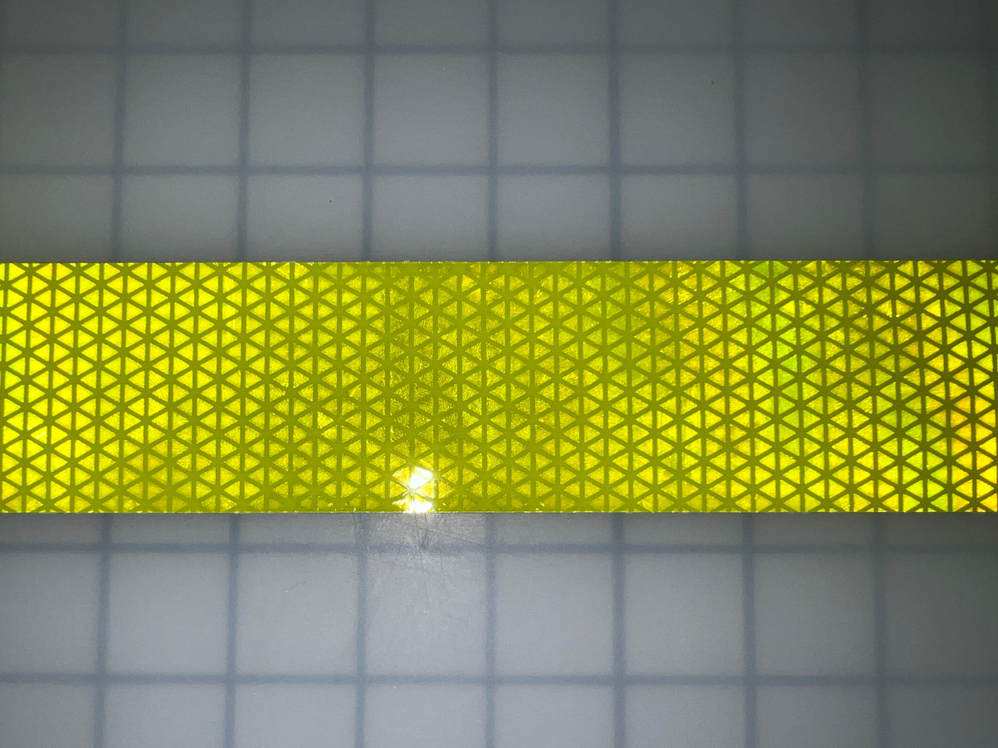 2" Inch Oralite V98 Fluorescent Lime Prismatic Reflective Tape - Reflective Pro