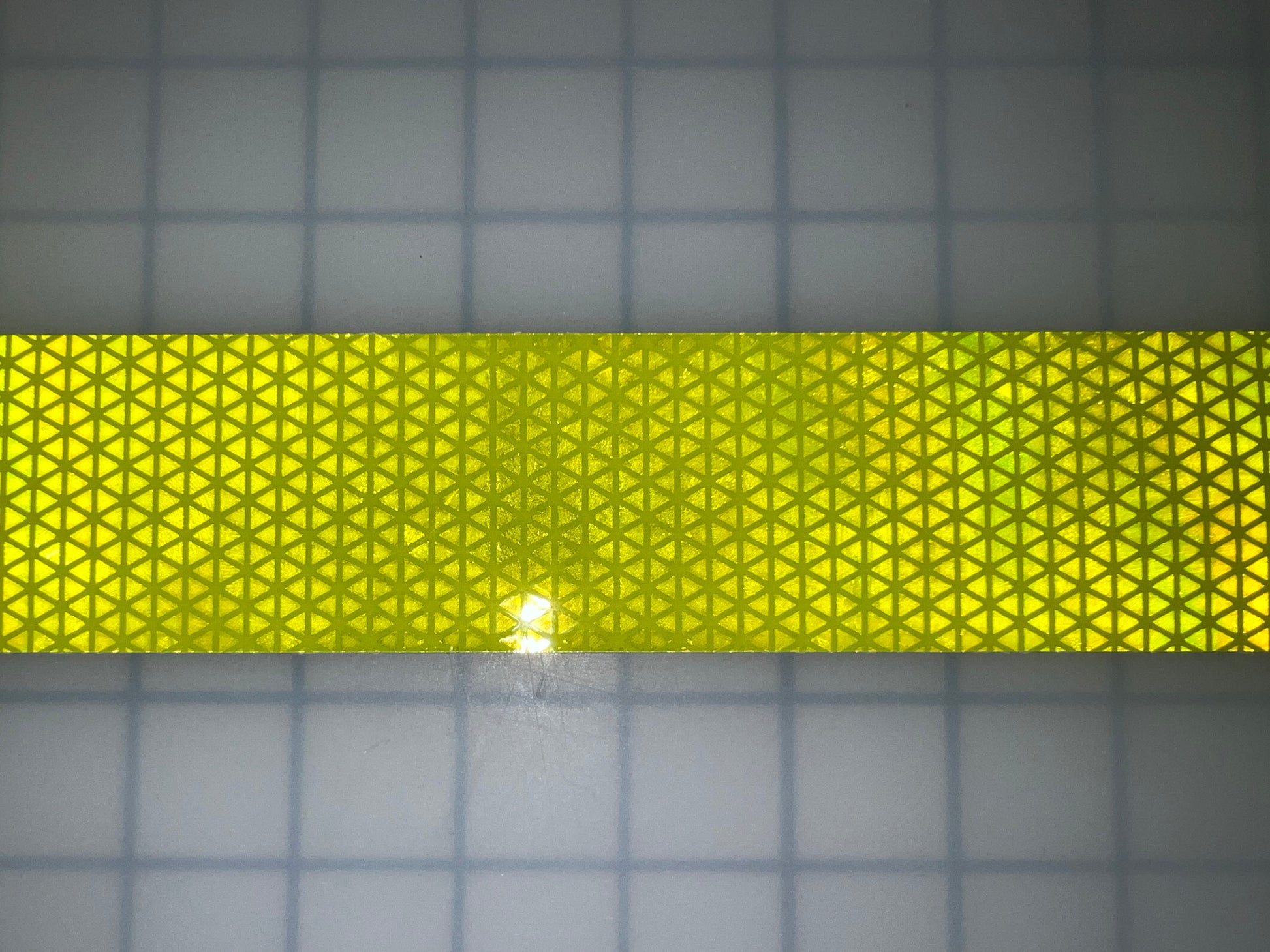 2" Inch Oralite V98 Fluorescent Lime Prismatic Reflective Tape - Reflective Pro