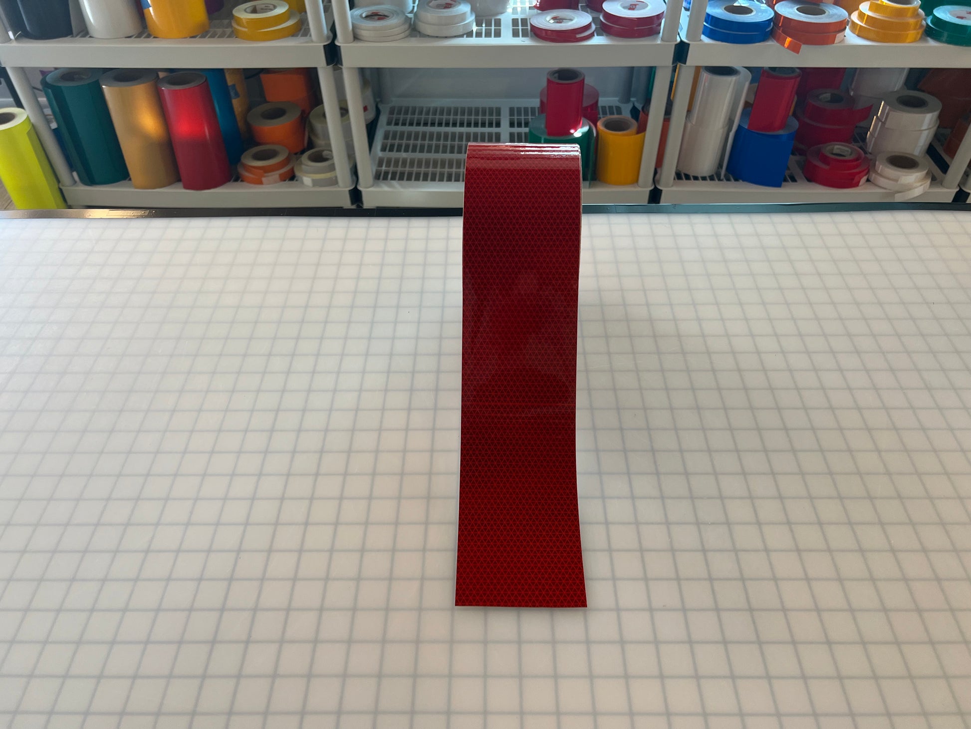 4" Inch Oralite V98 Red Prismatic Reflective Tape - Reflective Pro