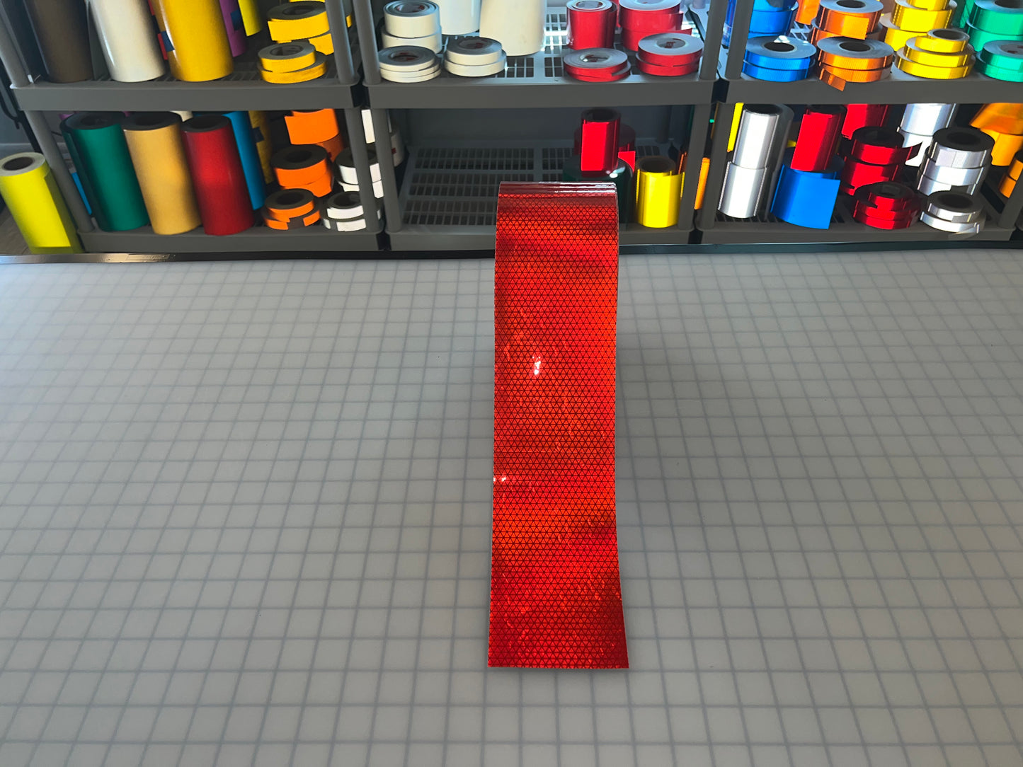 4" Inch Oralite V98 Red Prismatic Reflective Tape - Reflective Pro