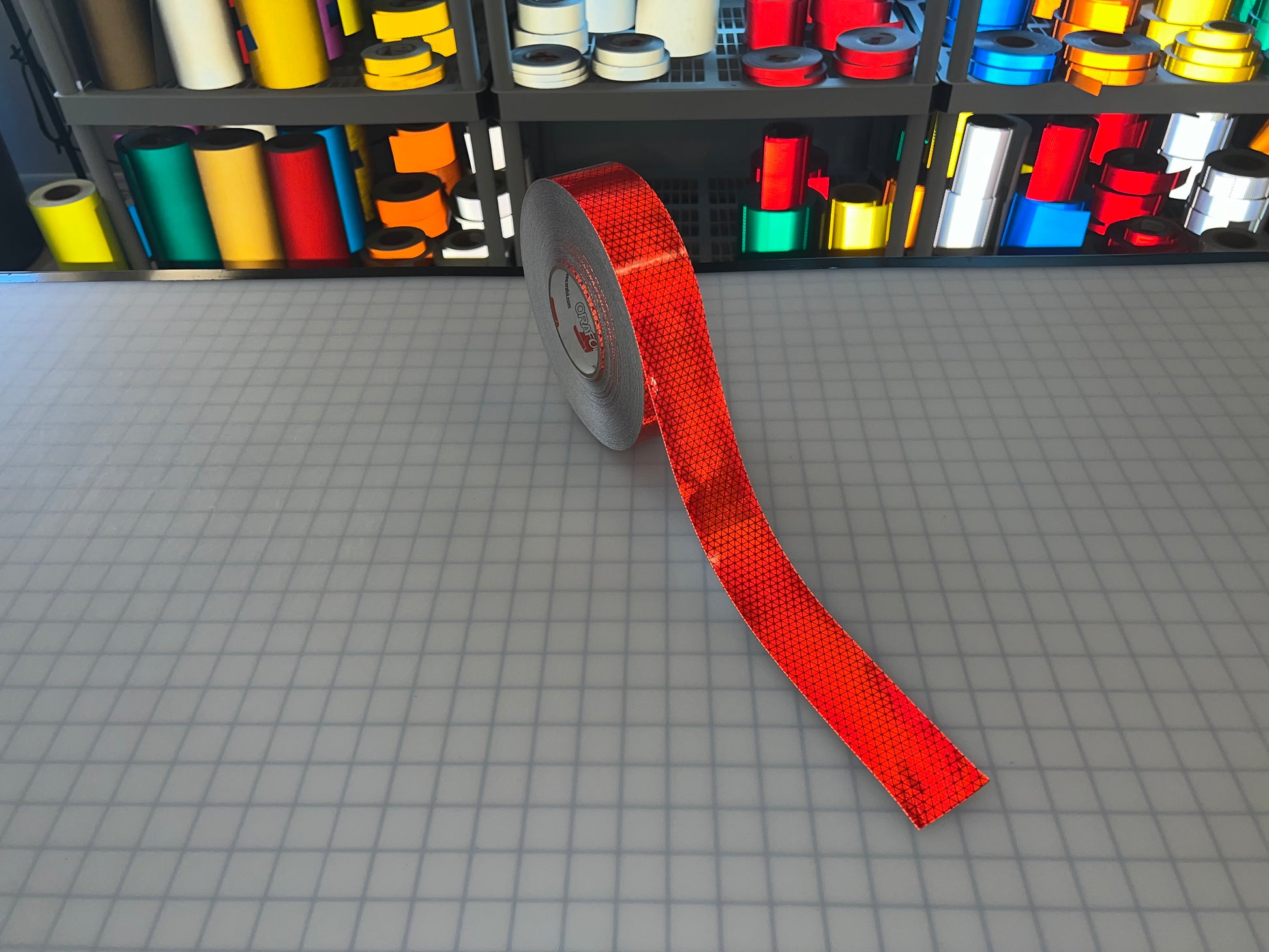 2" Inch Oralite V98 Red Prismatic Reflective Tape - Reflective Pro