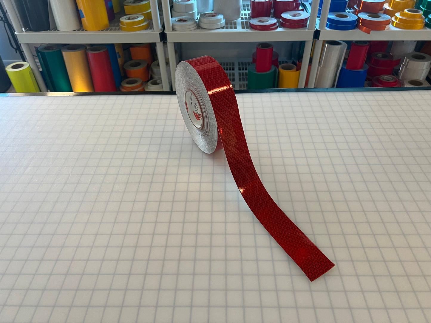 2" Inch Oralite V98 Red Prismatic Reflective Tape - Reflective Pro