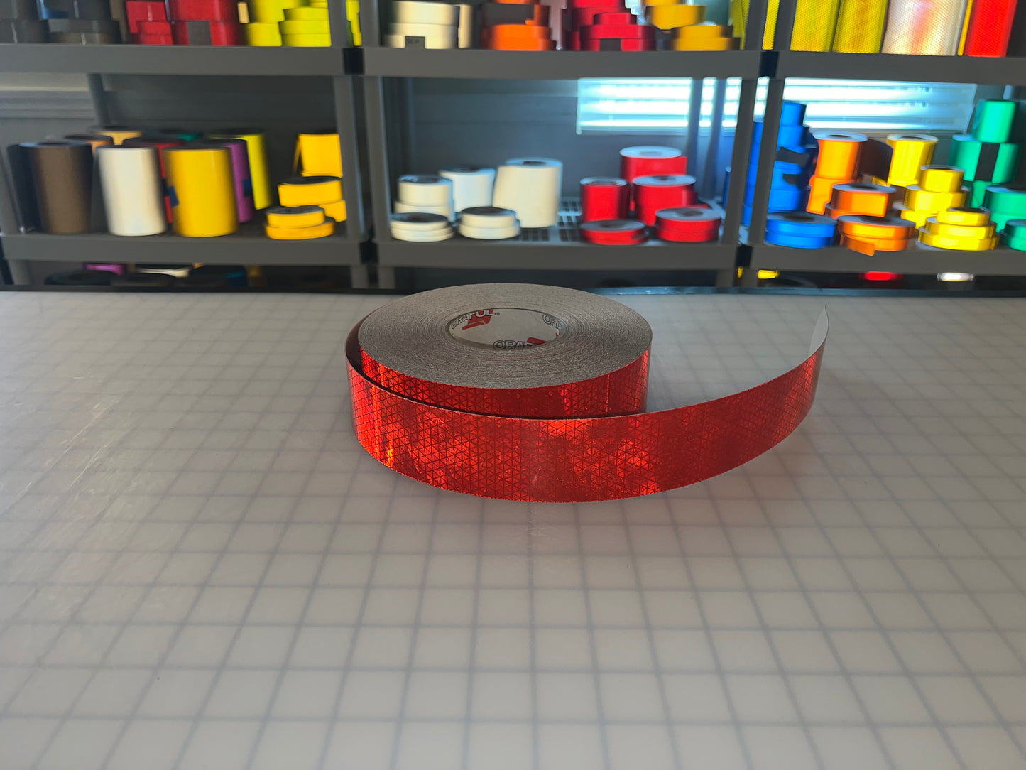 2" Inch Oralite V98 Red Prismatic Reflective Tape - Reflective Pro