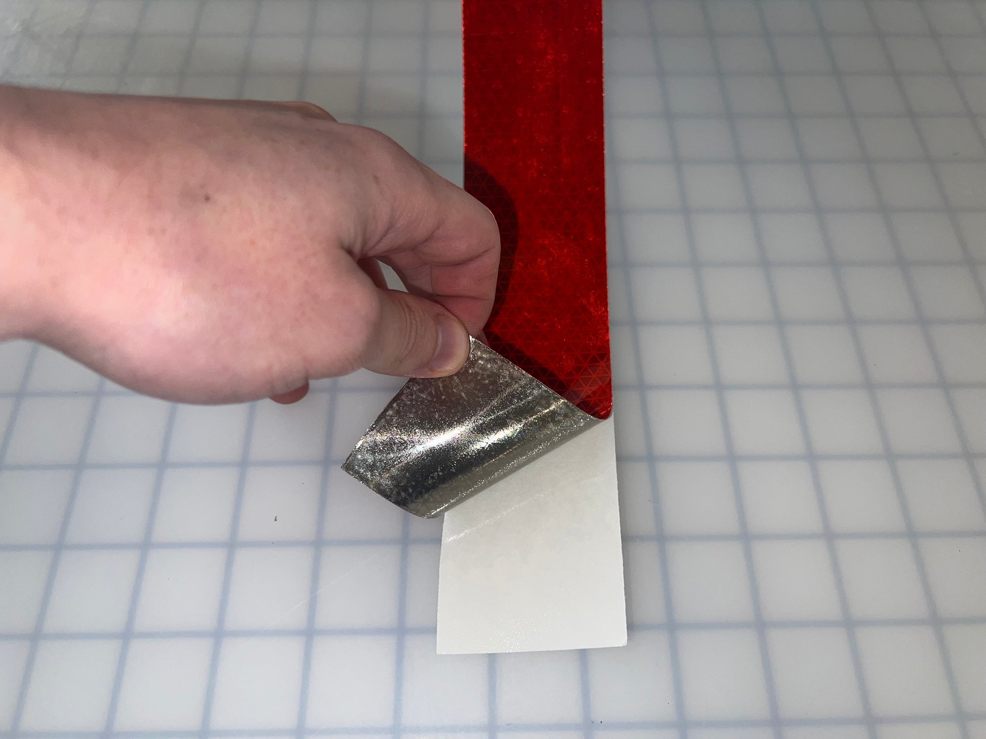 2" Inch Oralite V98 Red Prismatic Reflective Tape - Reflective Pro
