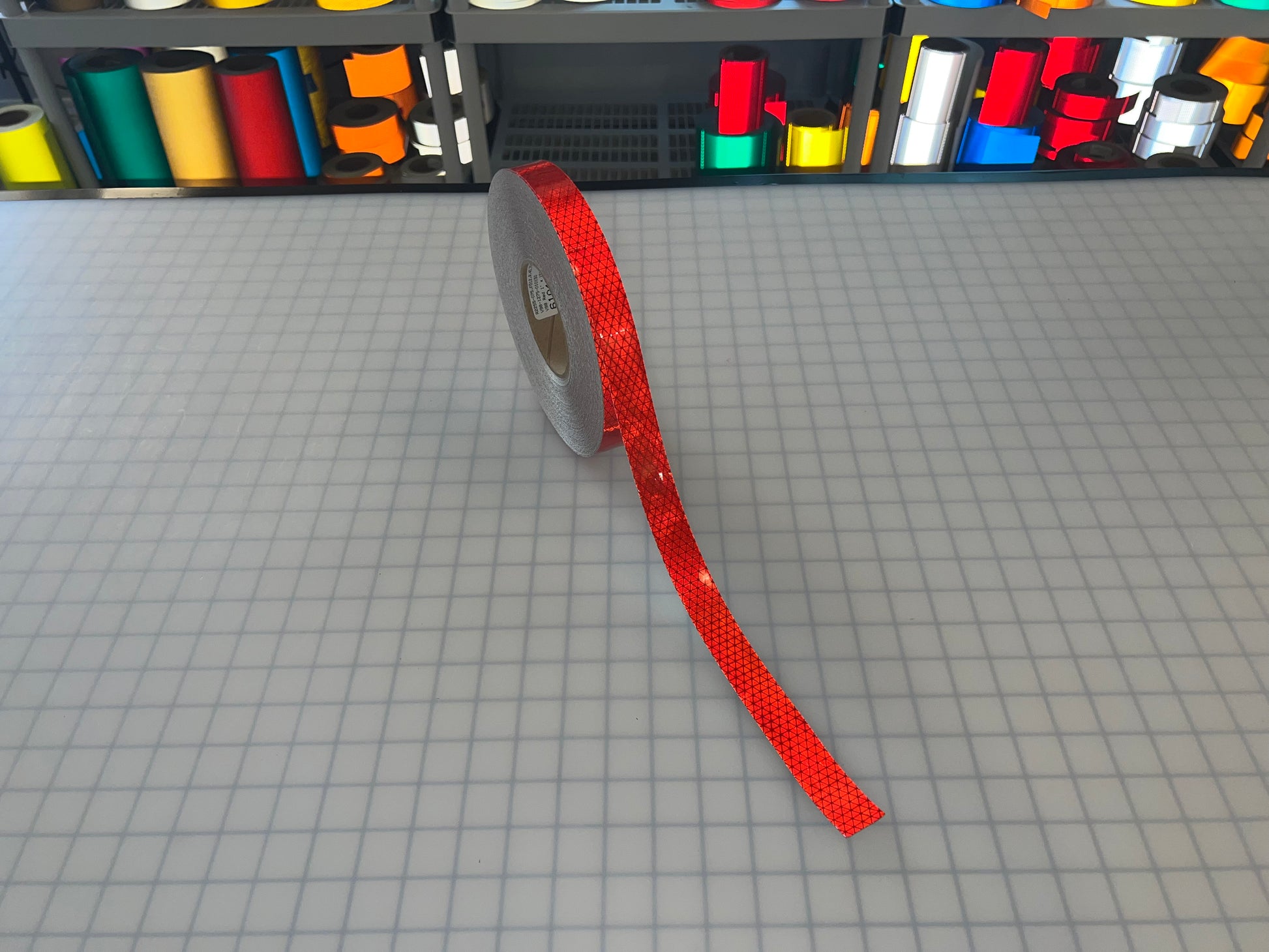 1" Inch Oralite V98 Red Prismatic Reflective Tape - Reflective Pro