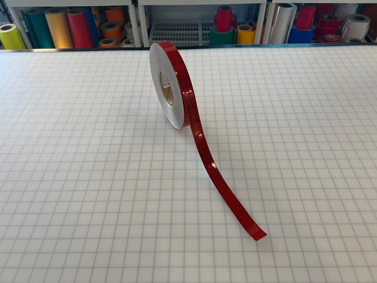 1" Inch Oralite V98 Red Prismatic Reflective Tape - Reflective Pro