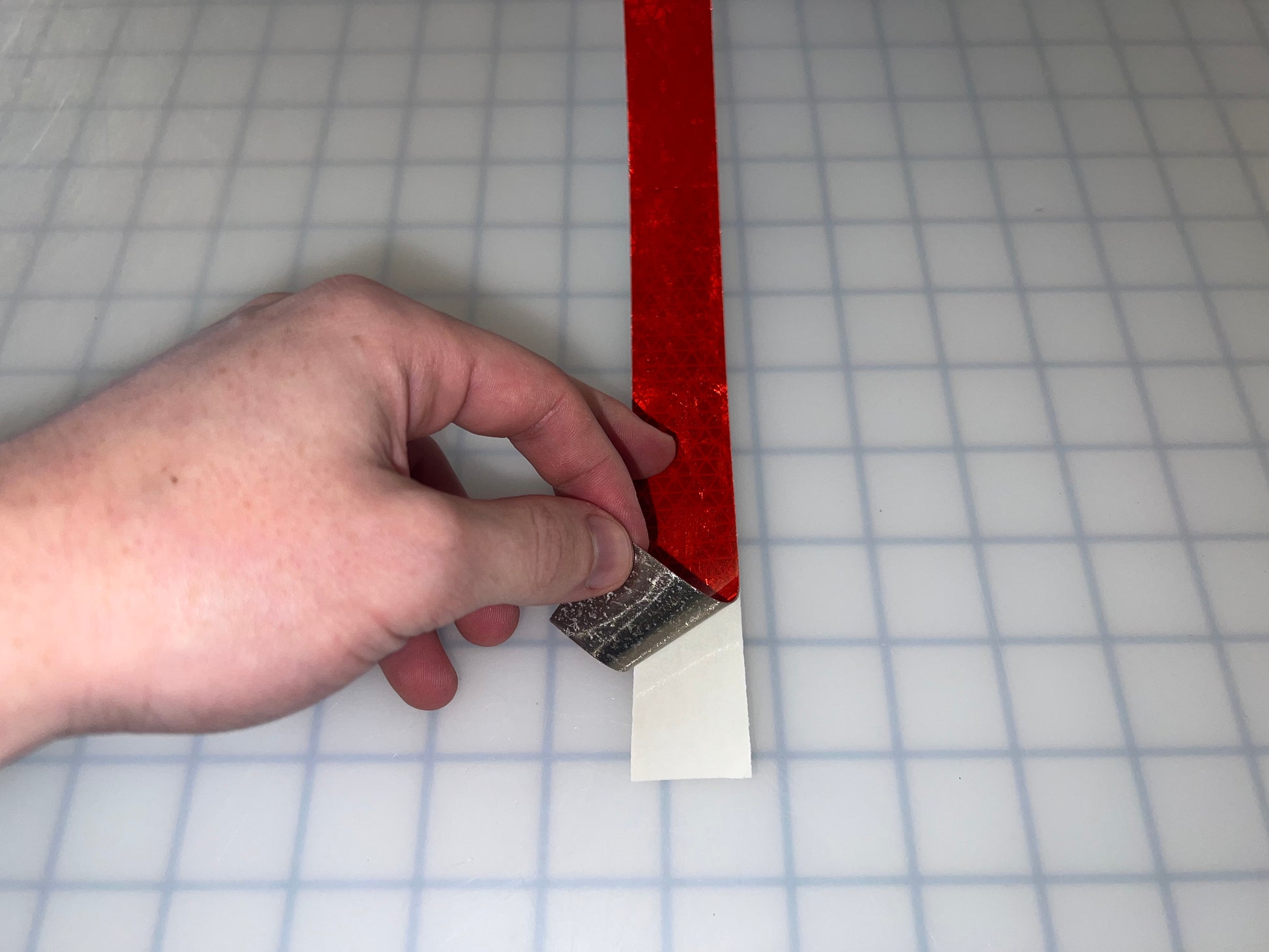 1" Inch Oralite V98 Red Prismatic Reflective Tape - Reflective Pro