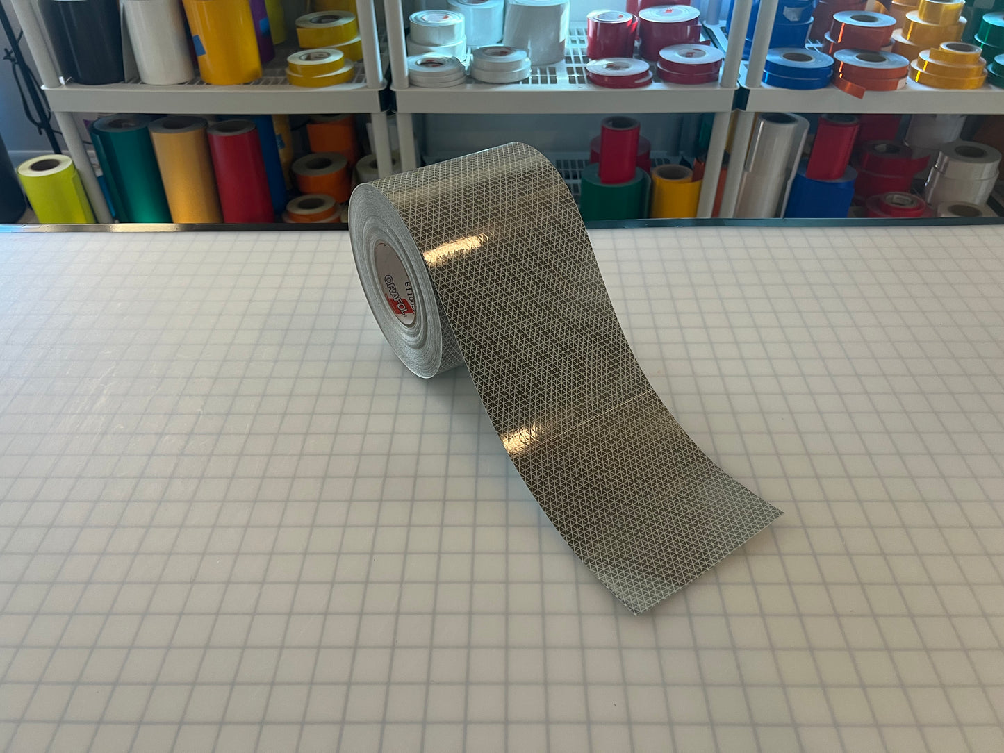 6" Inch Oralite V98 White Prismatic Reflective Tape