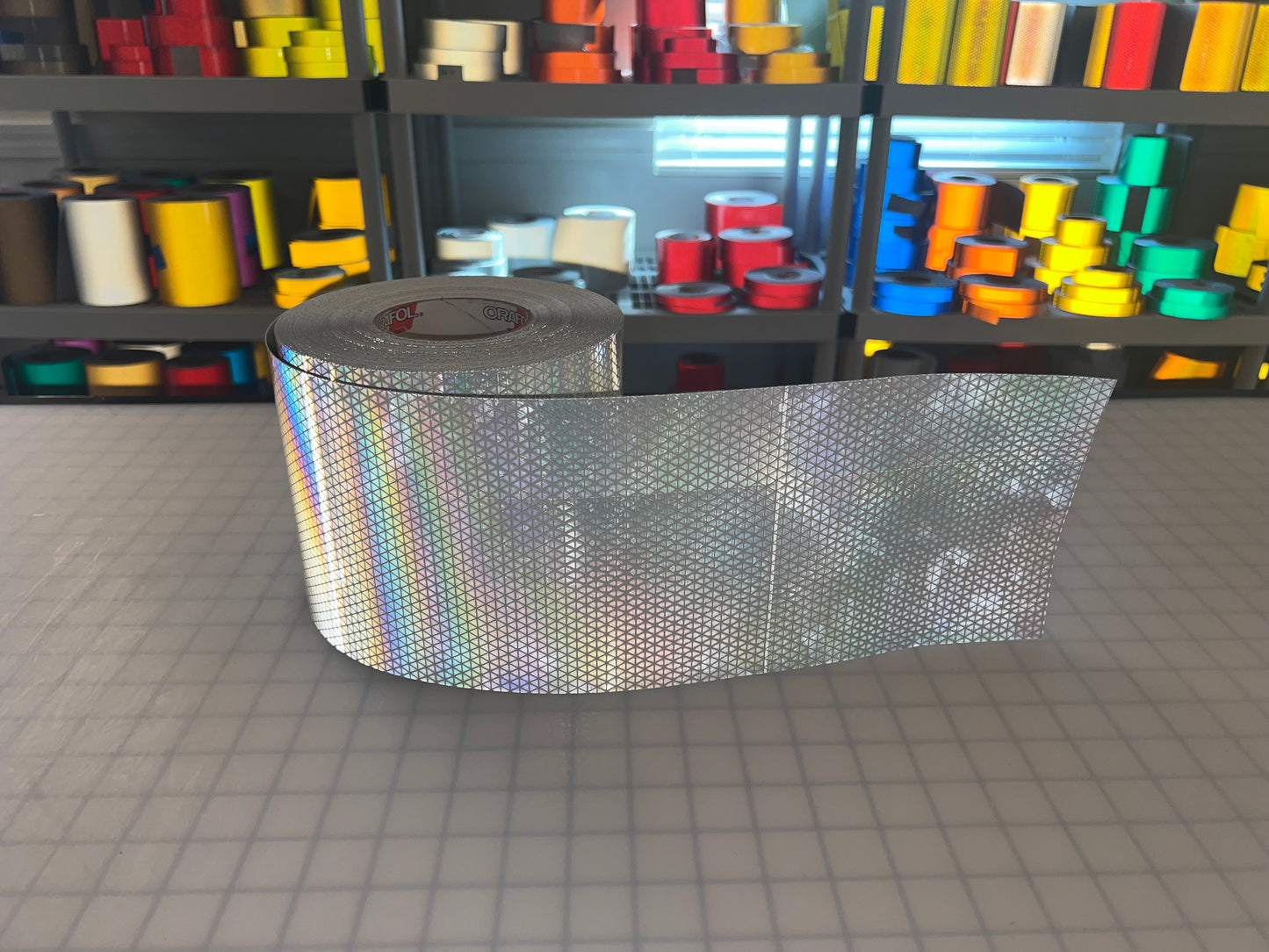 6" Inch Oralite V98 White Prismatic Reflective Tape