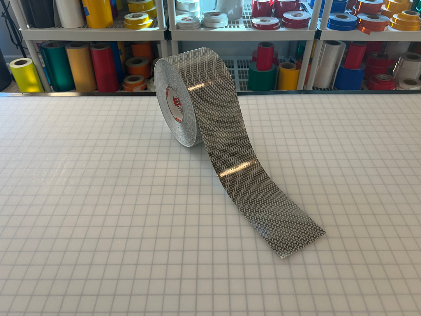 4" Inch Oralite V98 White Prismatic Reflective Tape