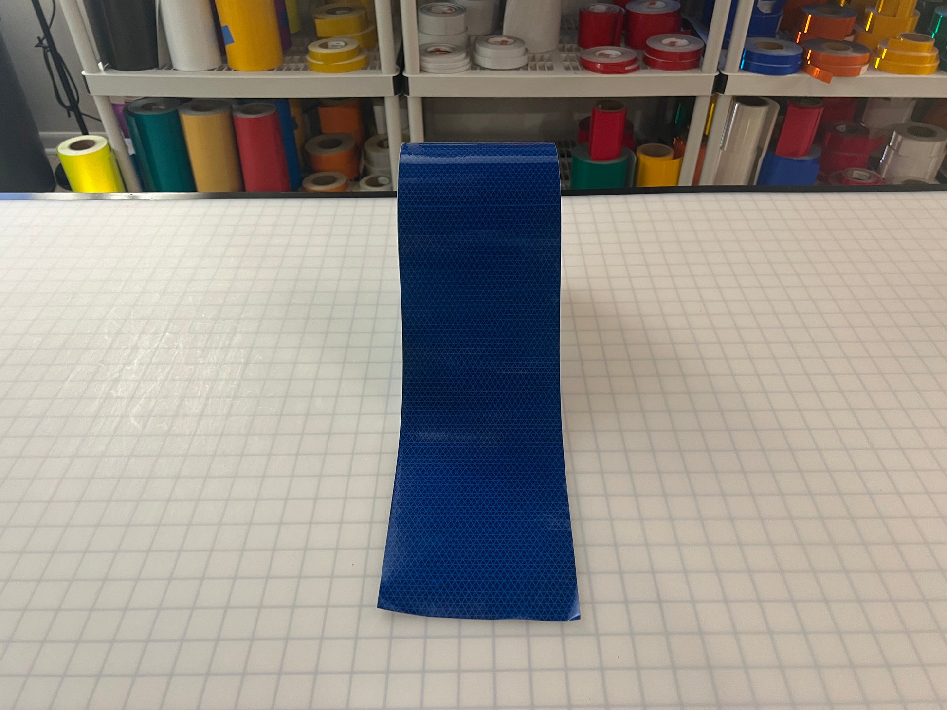 6" Inch Oralite V98 Blue Prismatic Reflective Tape - Reflective Pro