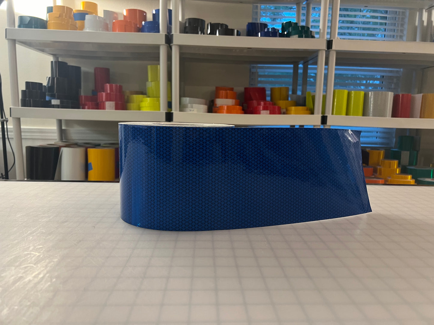 6" Inch Oralite V98 Blue Prismatic Reflective Tape - Reflective Pro