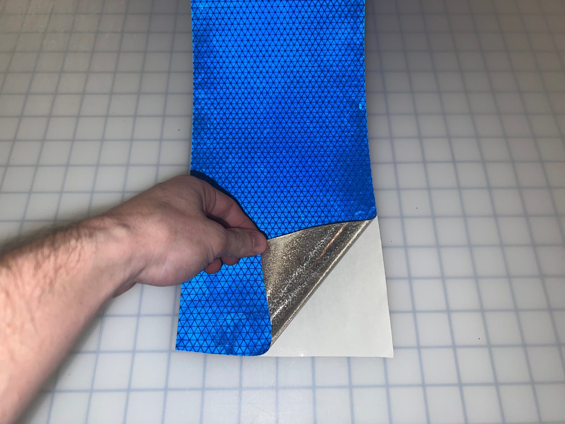 6" Inch Oralite V98 Blue Prismatic Reflective Tape - Reflective Pro
